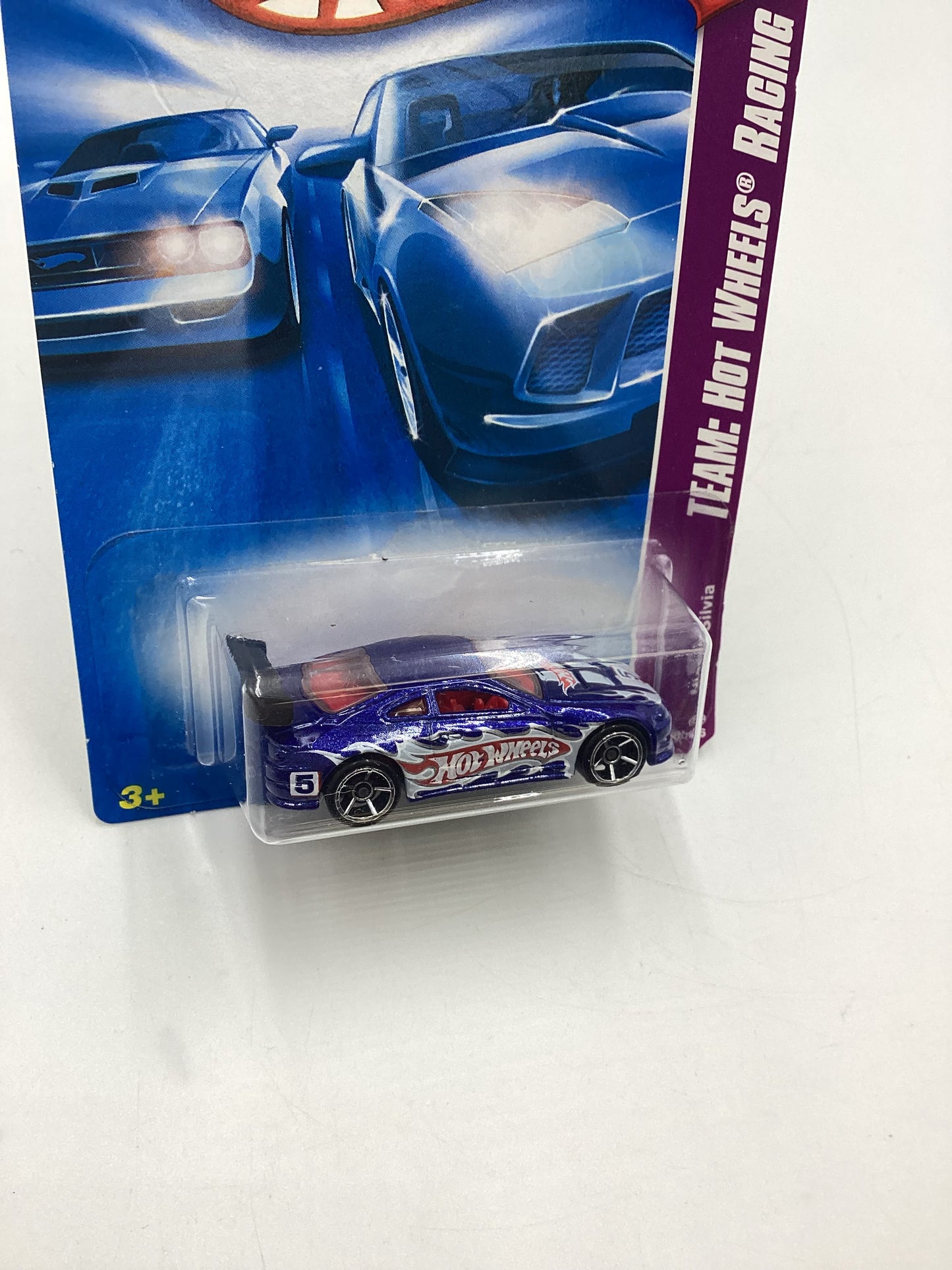 2008 Hot Wheels HW Team: Hot Wheels Racing #148 Nissan Silvia Blue OH5 Wheels 80A