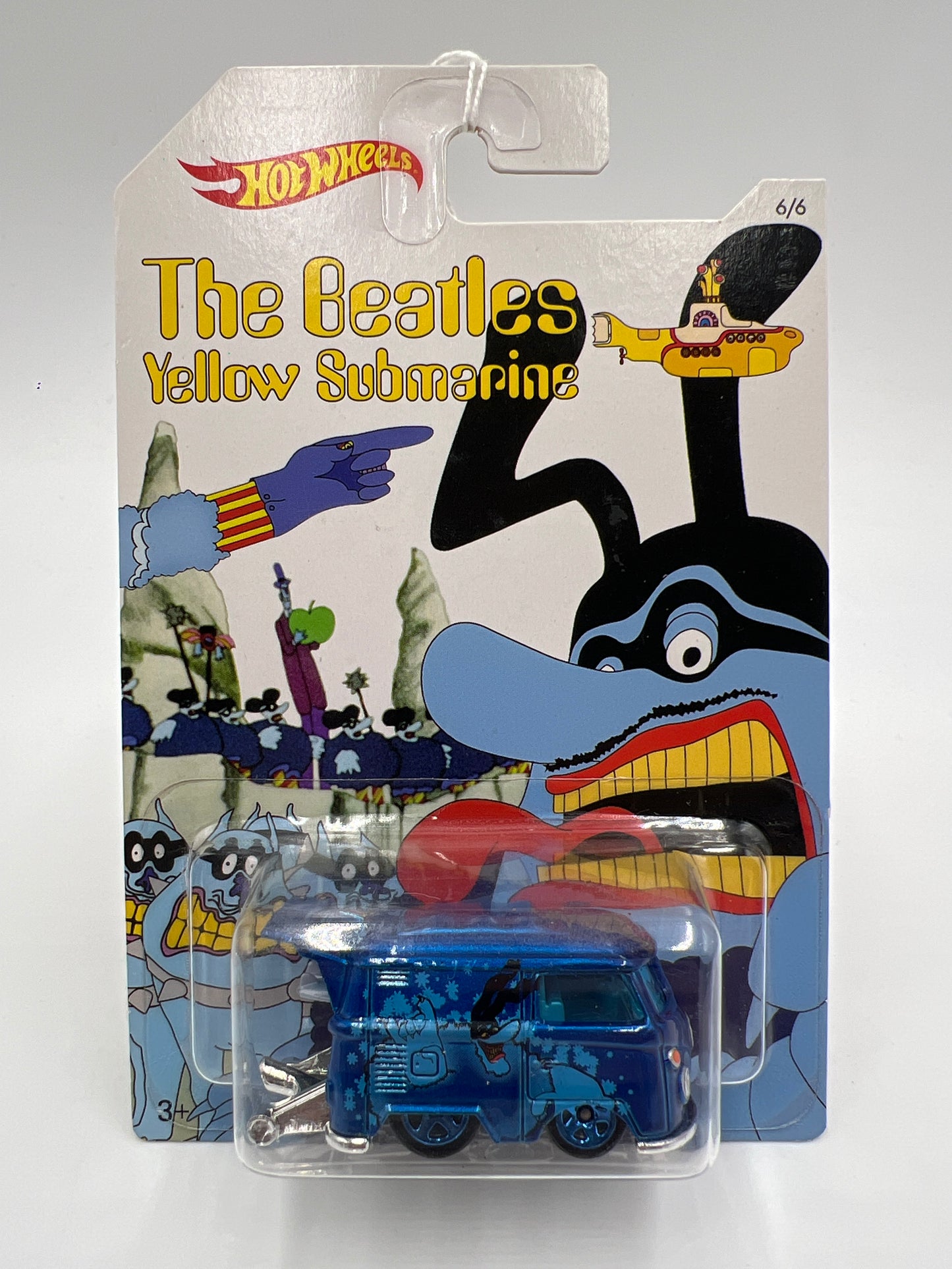 2016 Hot Wheels The Beatles Yellow Submarine #6 Kool Kombi Blue SR