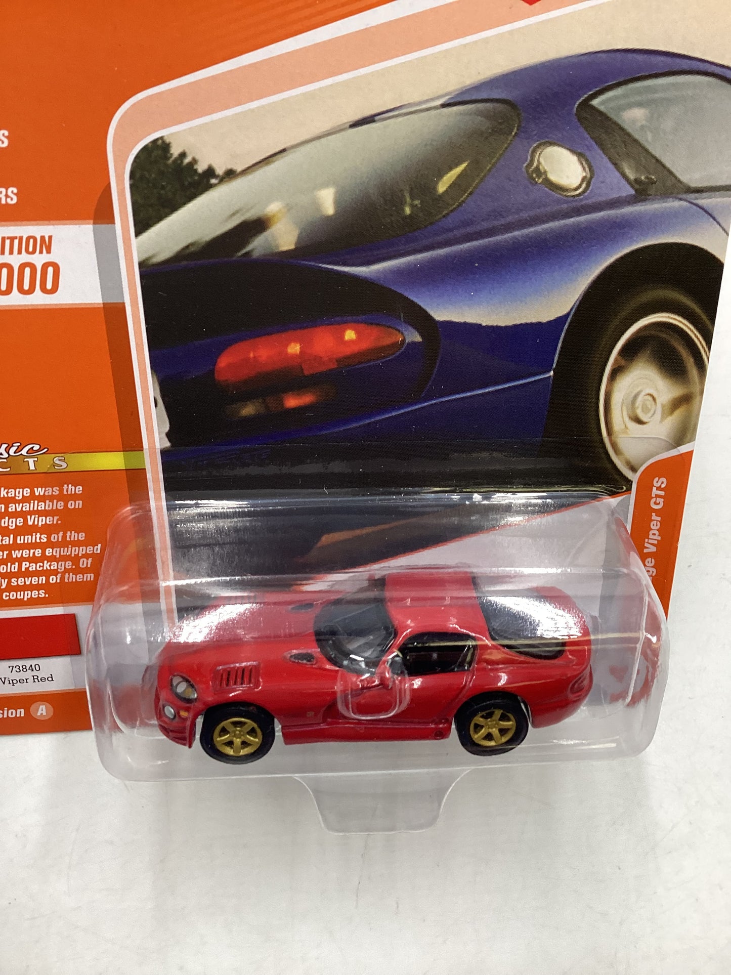 Johnny Lightning Classic Gold Collection Dodge Red 1997 Dodge Viper GTS 227G