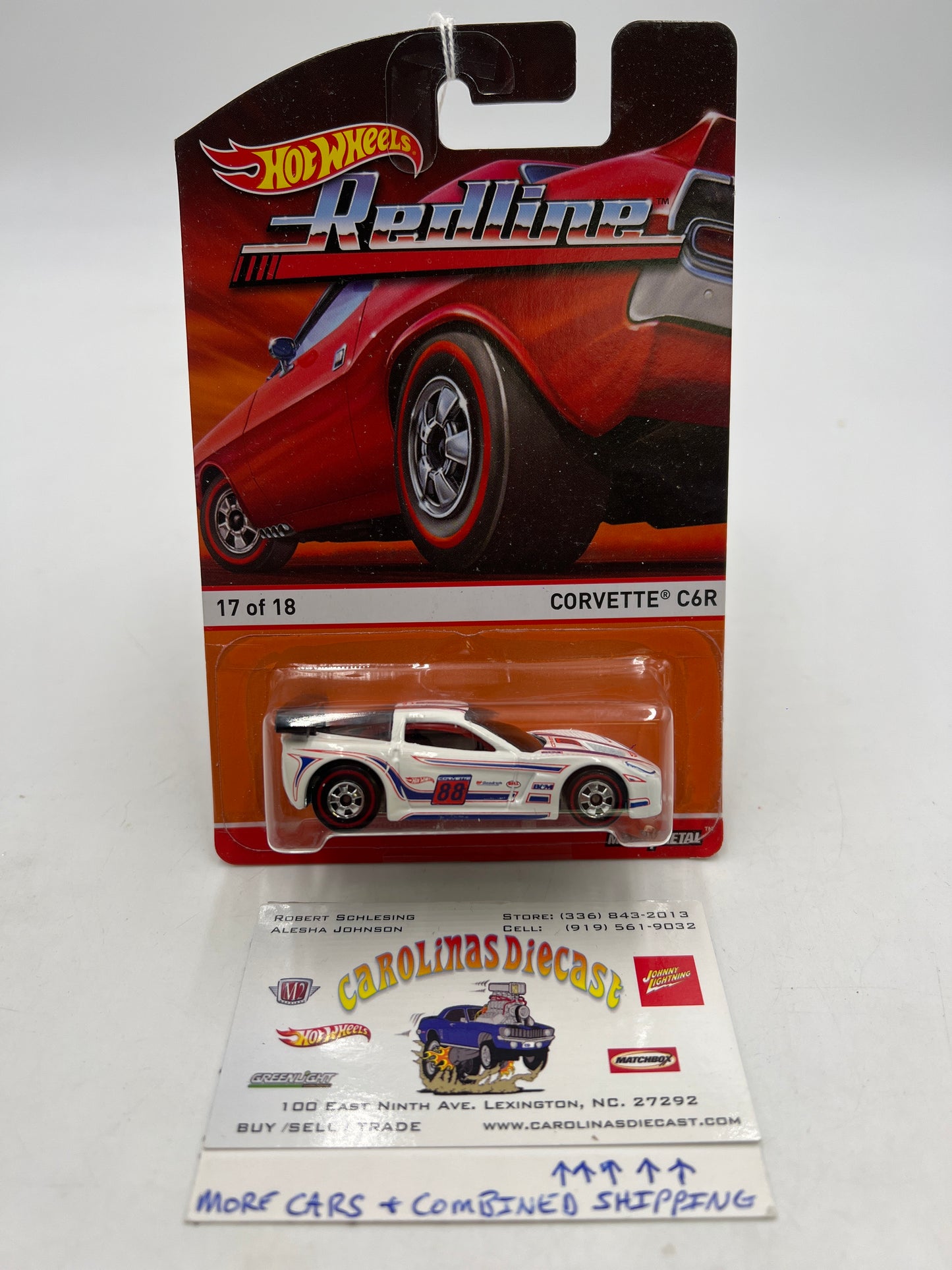 Hot Wheels 2016 Redline Series Corvette C6R #17 158C