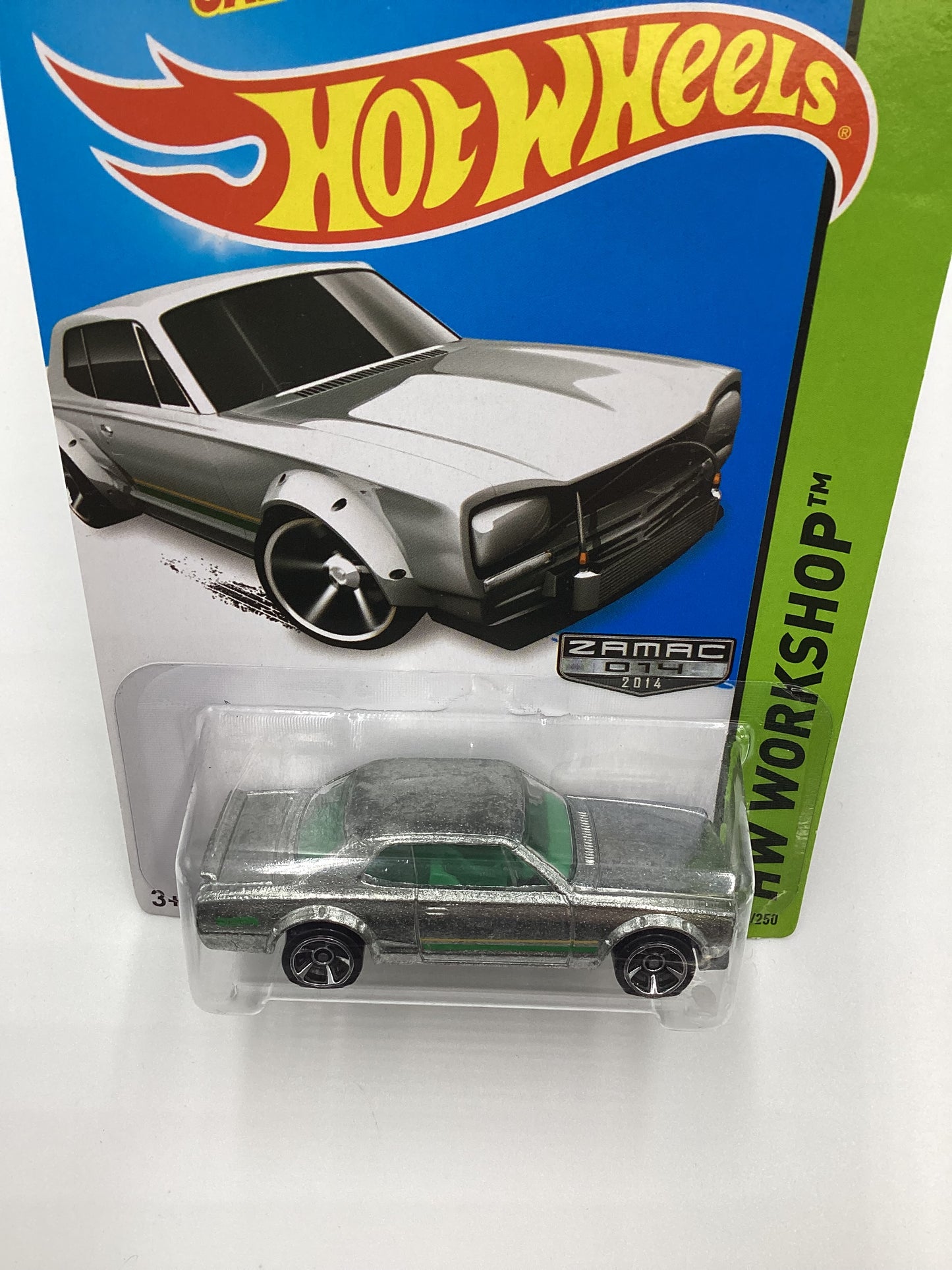 2014 Hot Wheels Zamac 014 #225 Nissan Skyline H/T 2000GT-X Non Roll Cage Vein on Back 145A