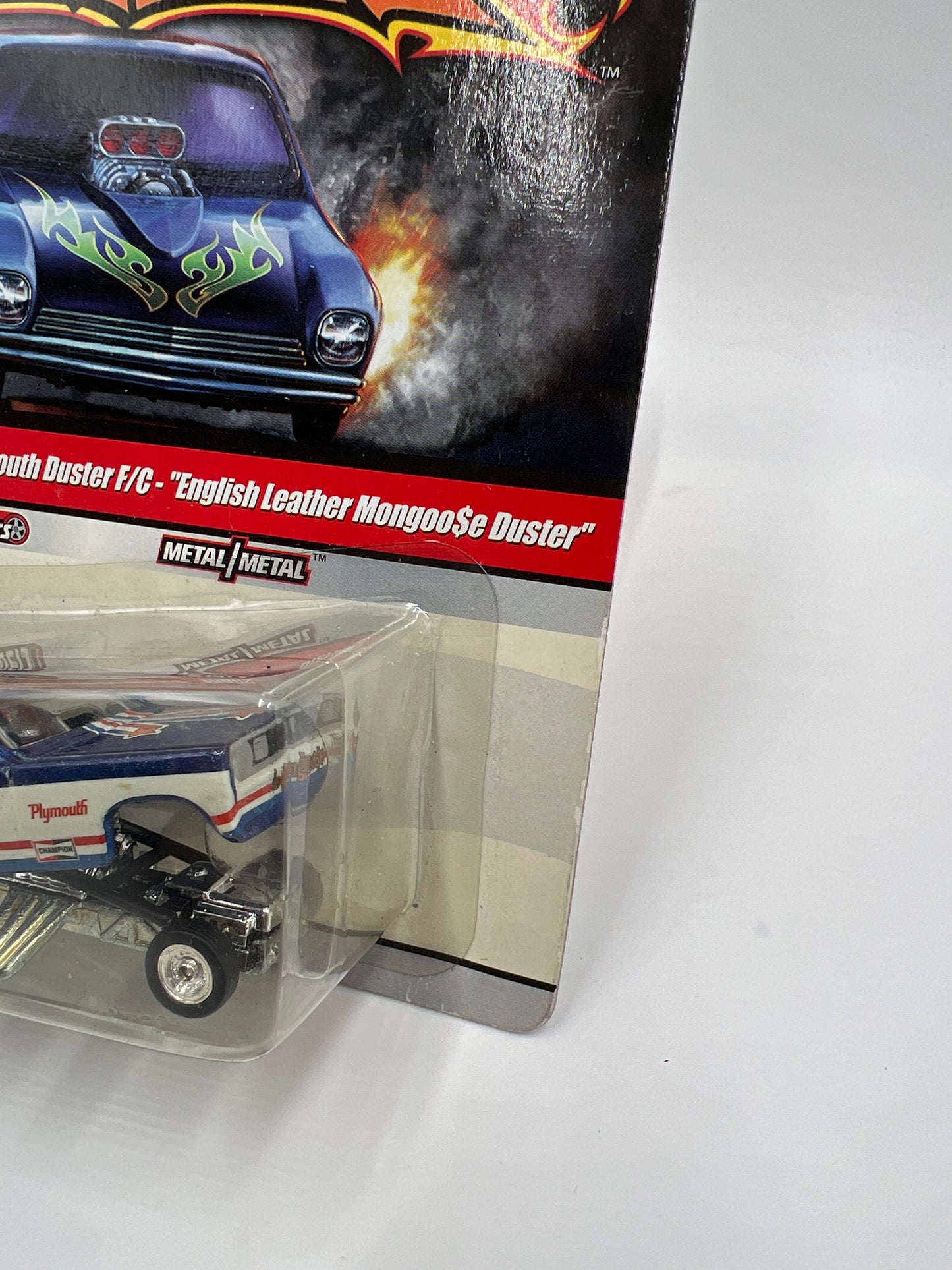 Hot Wheels Drag Strip Demons #15 70 Plymouth Duster F/C English Leather Mongoose W/Protector
