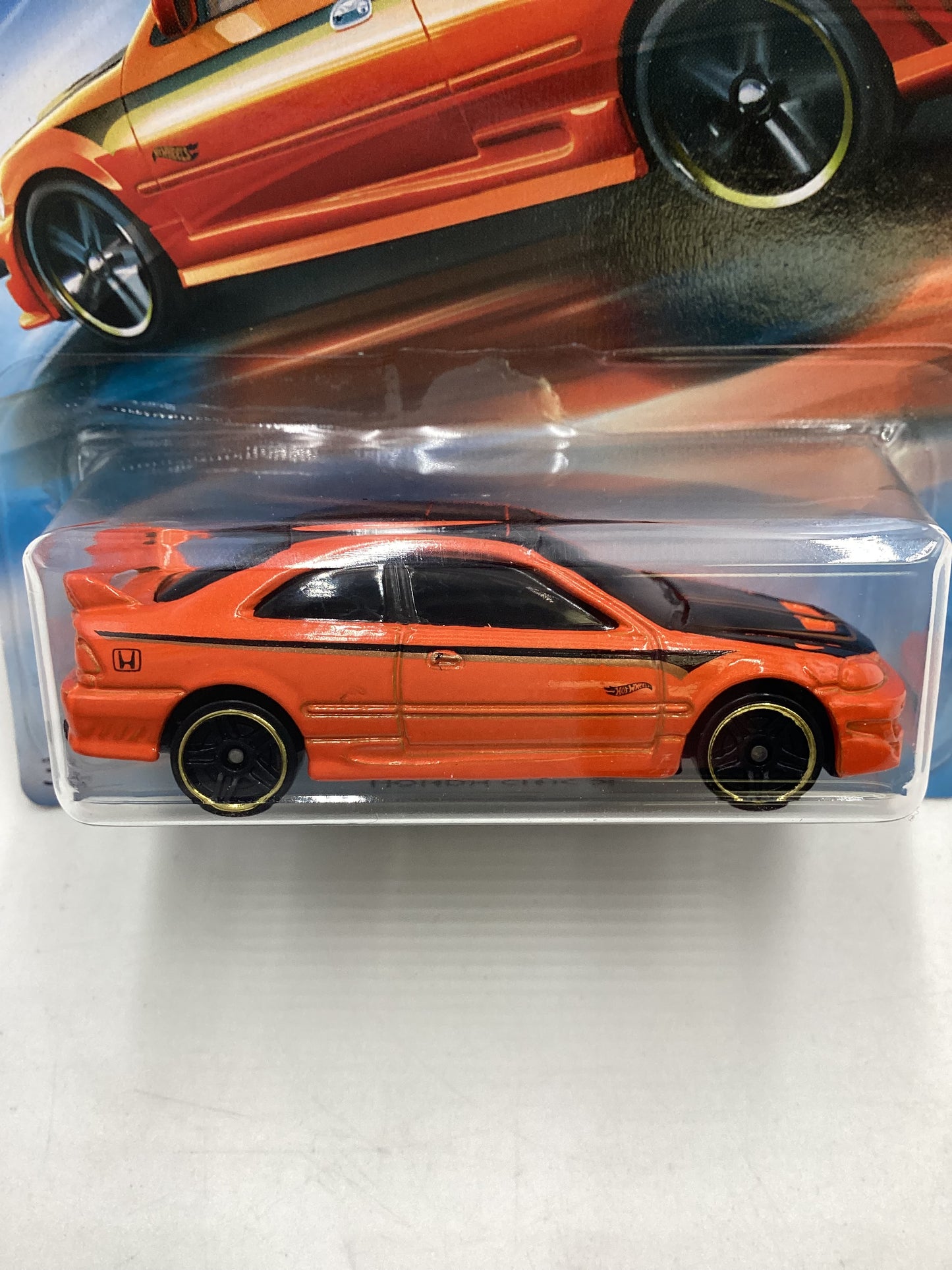 2018 HW Honda Series #3 Honda Civic SI Orange