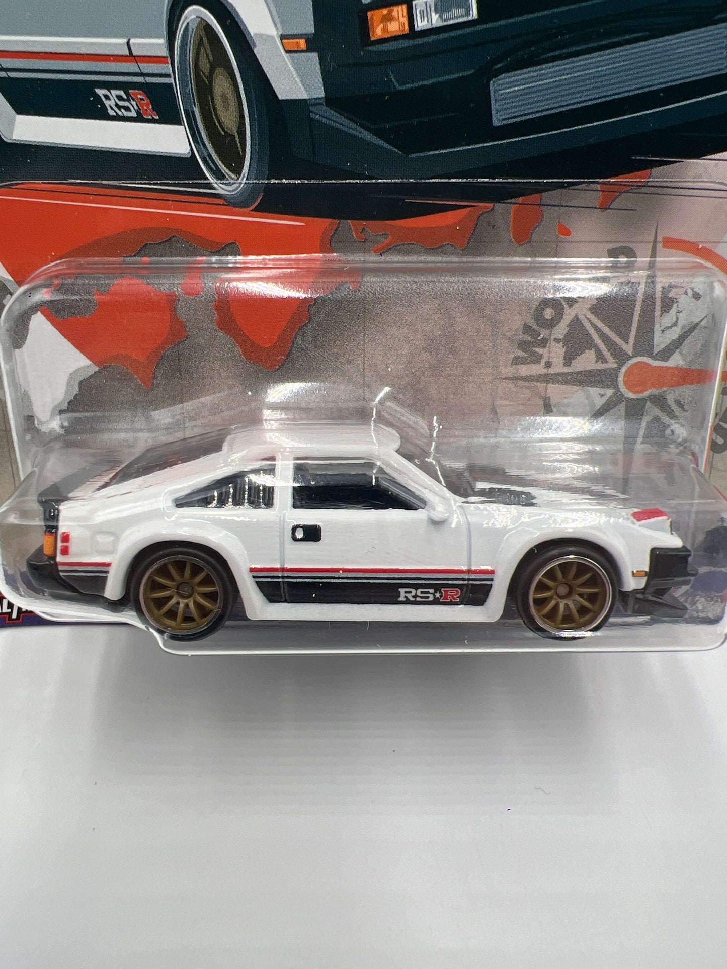 Hot Wheels Premium World Tour #2 82 Toyota Supra White 246H