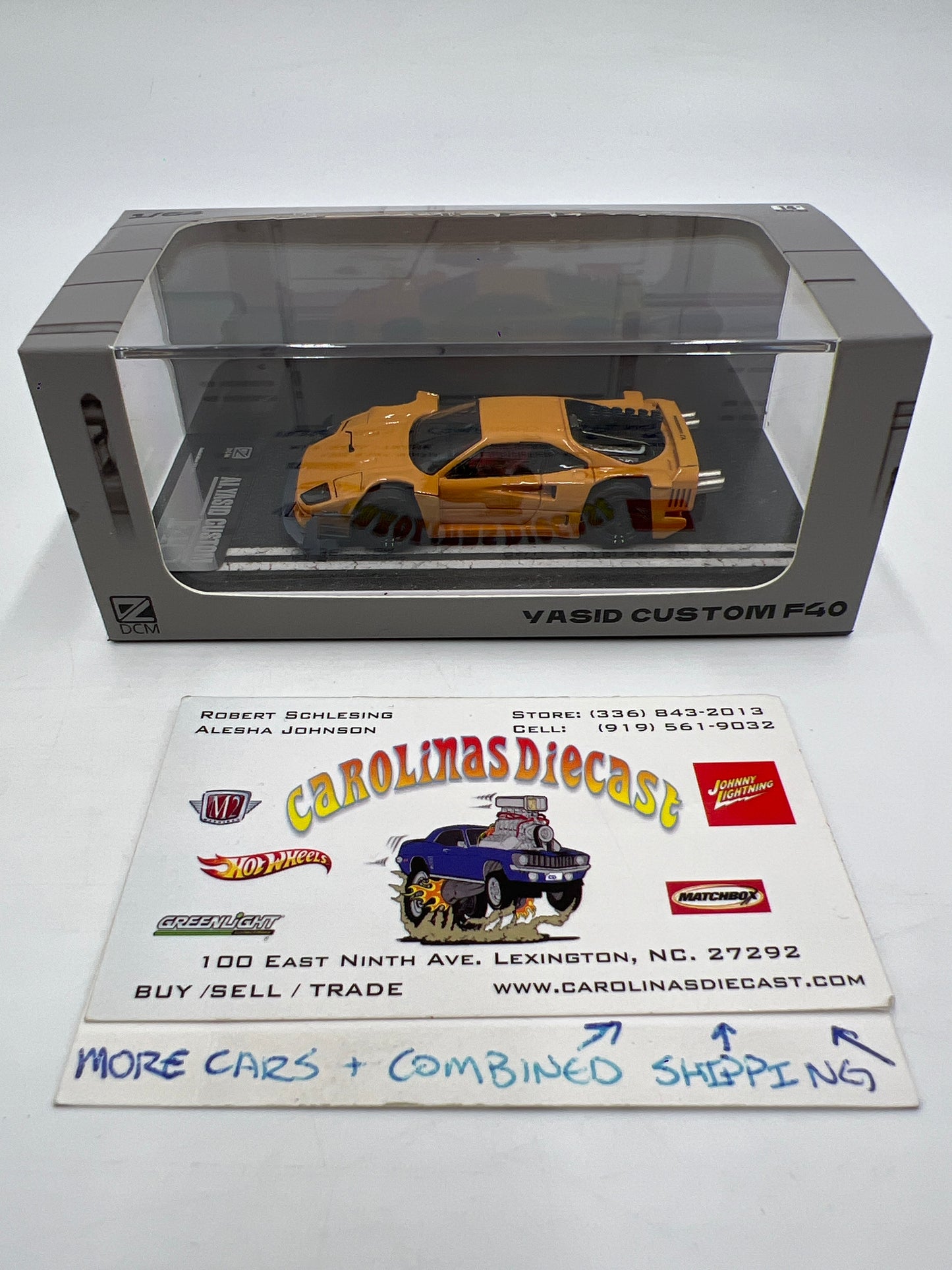 DCM 1/64 #469/599 AI.Yasid Custom Ferrari F40 Yellow