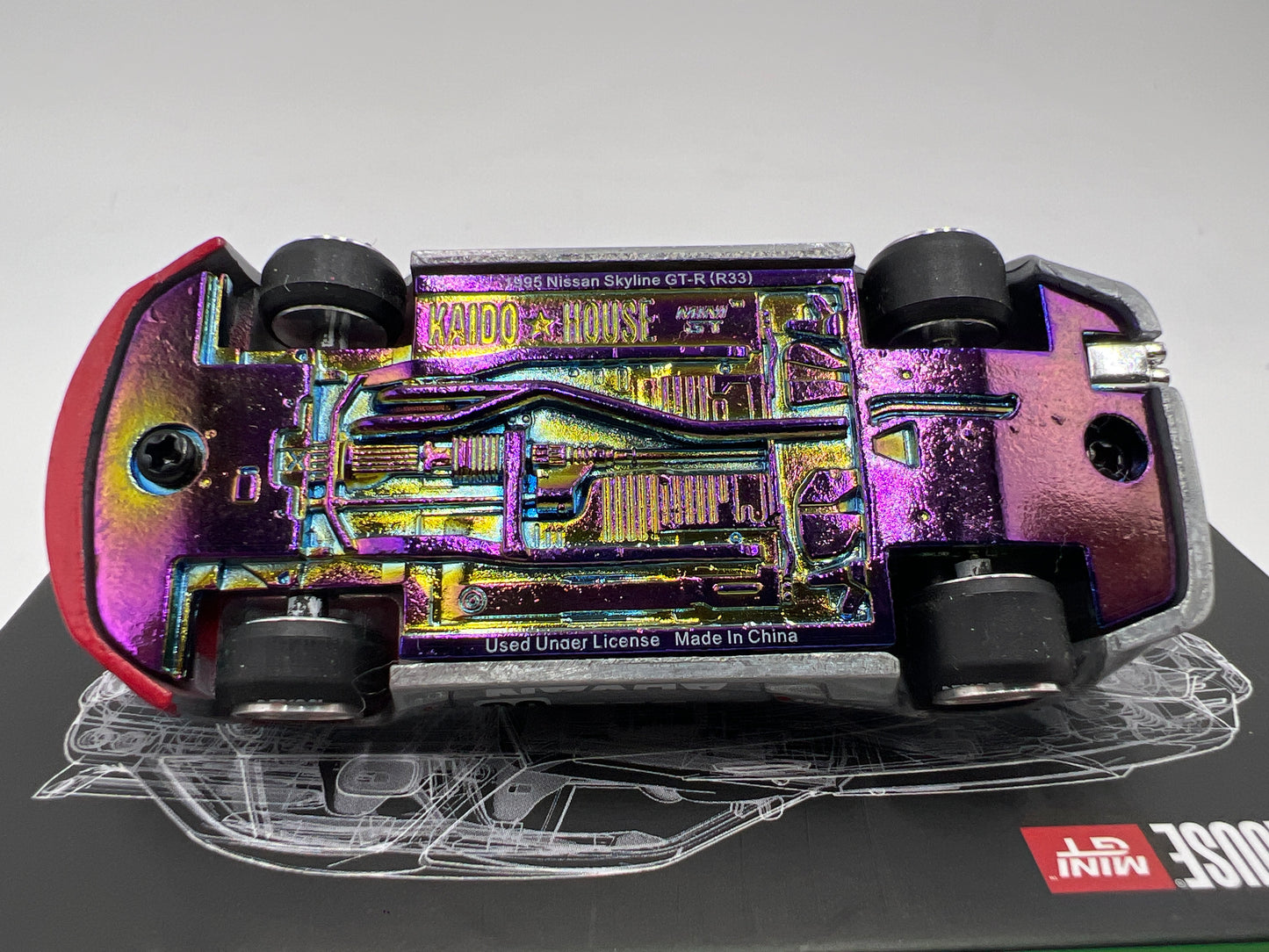 Mini GT Kaido House #150 CHASE Nissan Skyline GT-R R33 Imai Racing V1