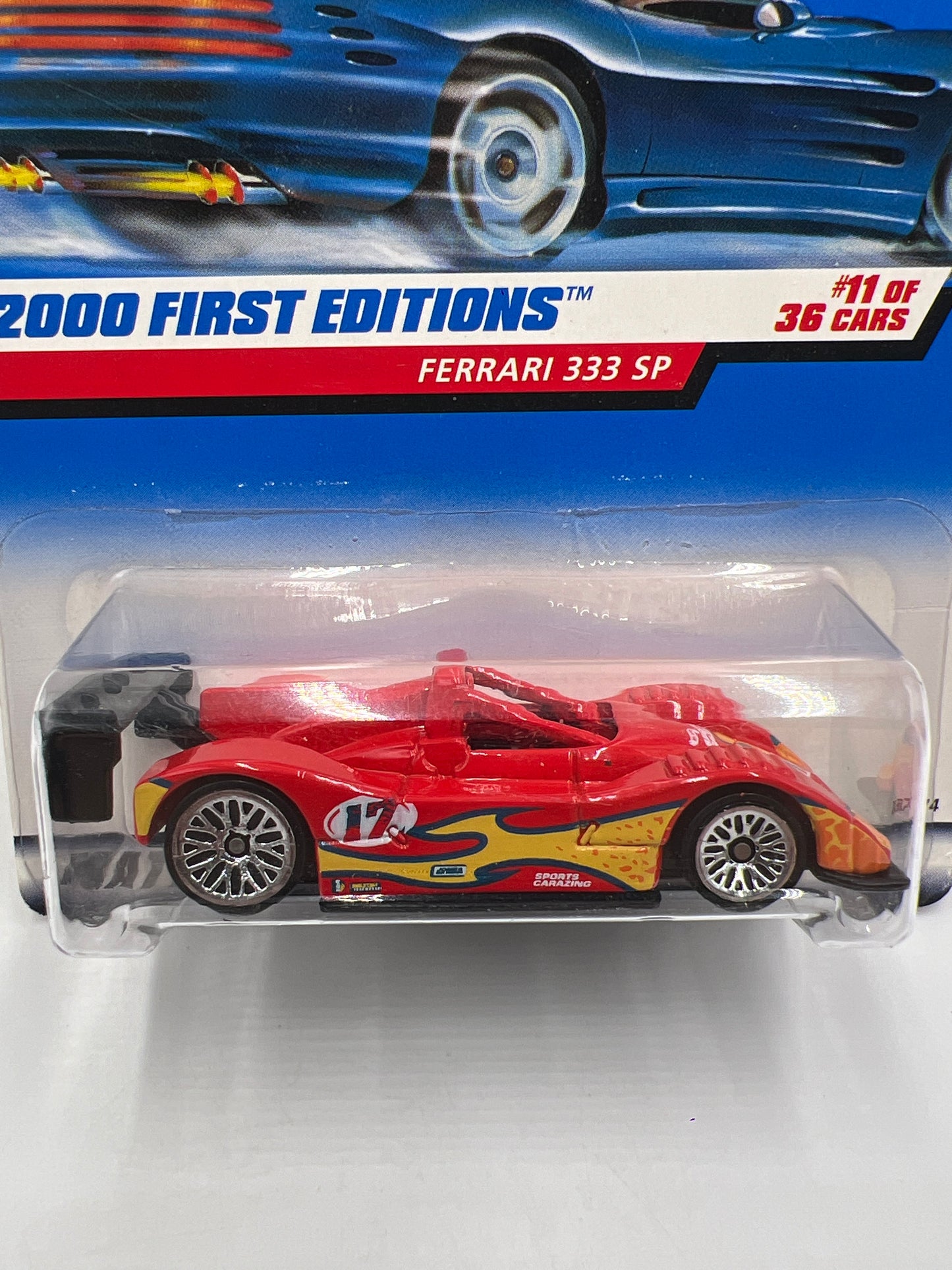 2000 Hot Wheels First Editions #71 Ferrari 333 SP Red SR