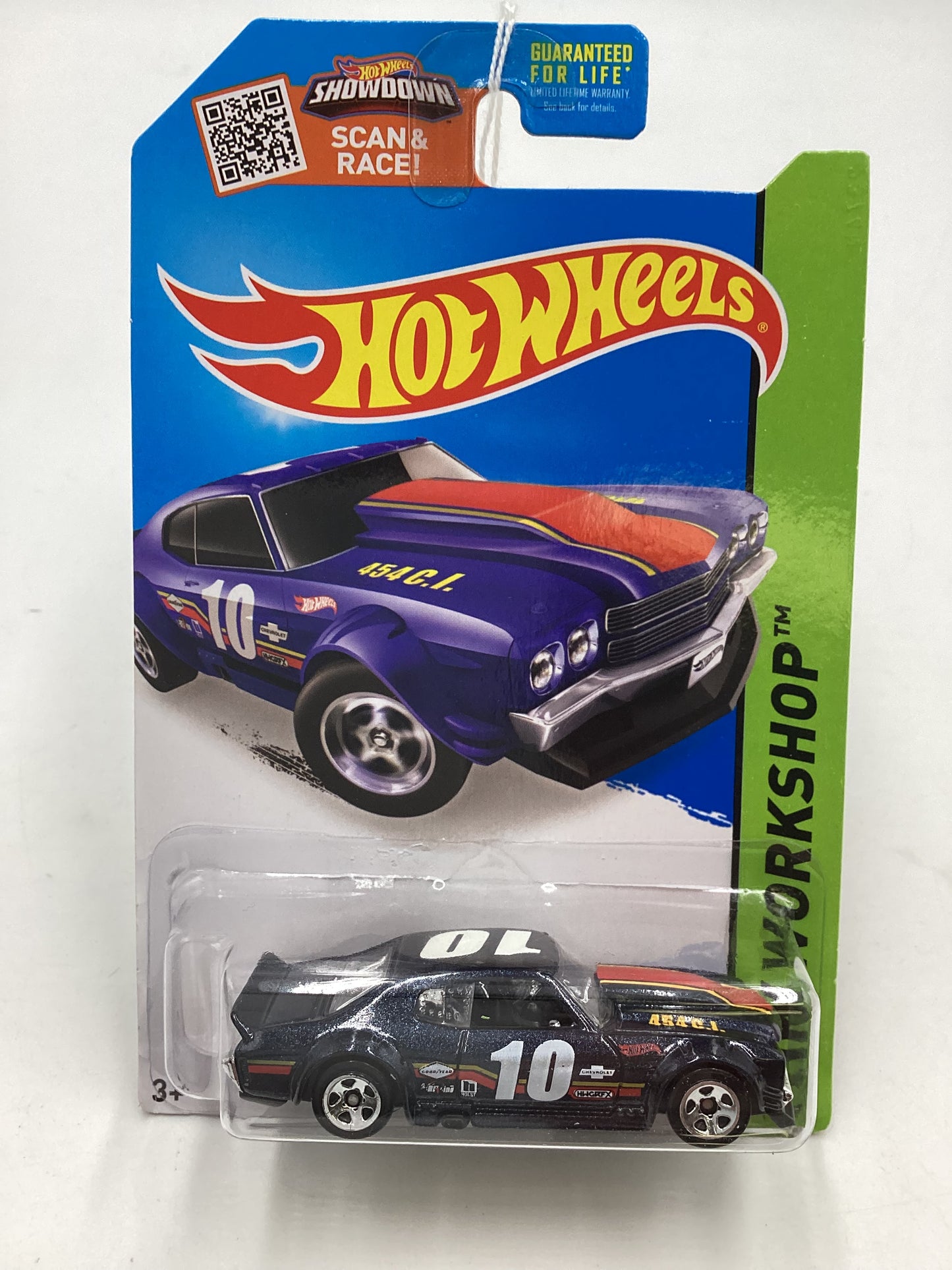 2015 Hot Wheels Workshop #194 70 Chevy Chevelle Blue 9A