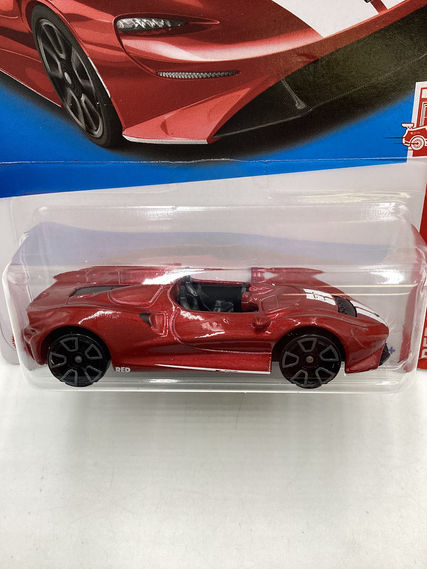 2023 Hot wheels Red Edition Factory Sealed #82 Mclaren Elva