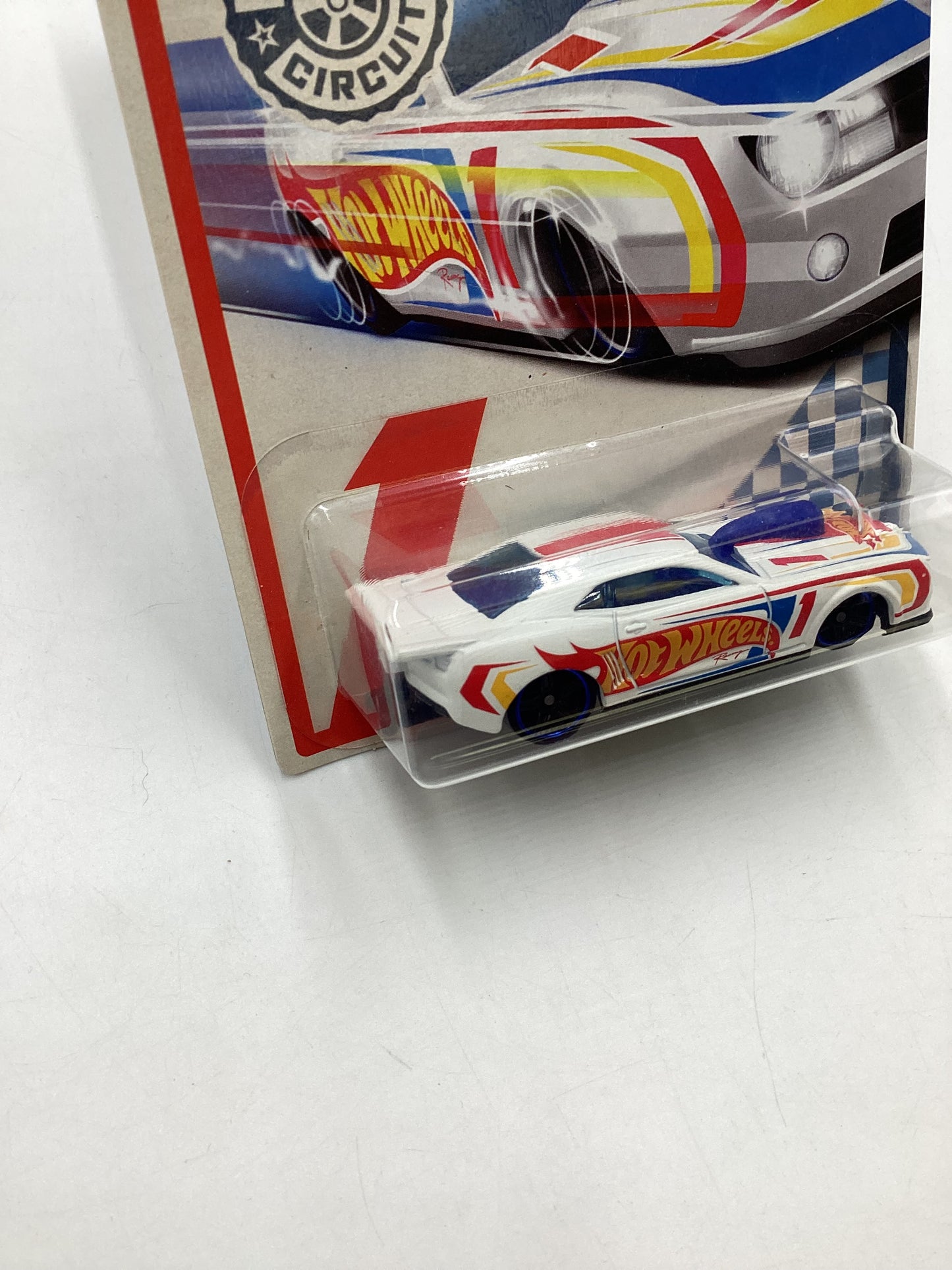 2017 Hot wheels Racing Circuit #1 10 Pro Stock Camaro White 154i