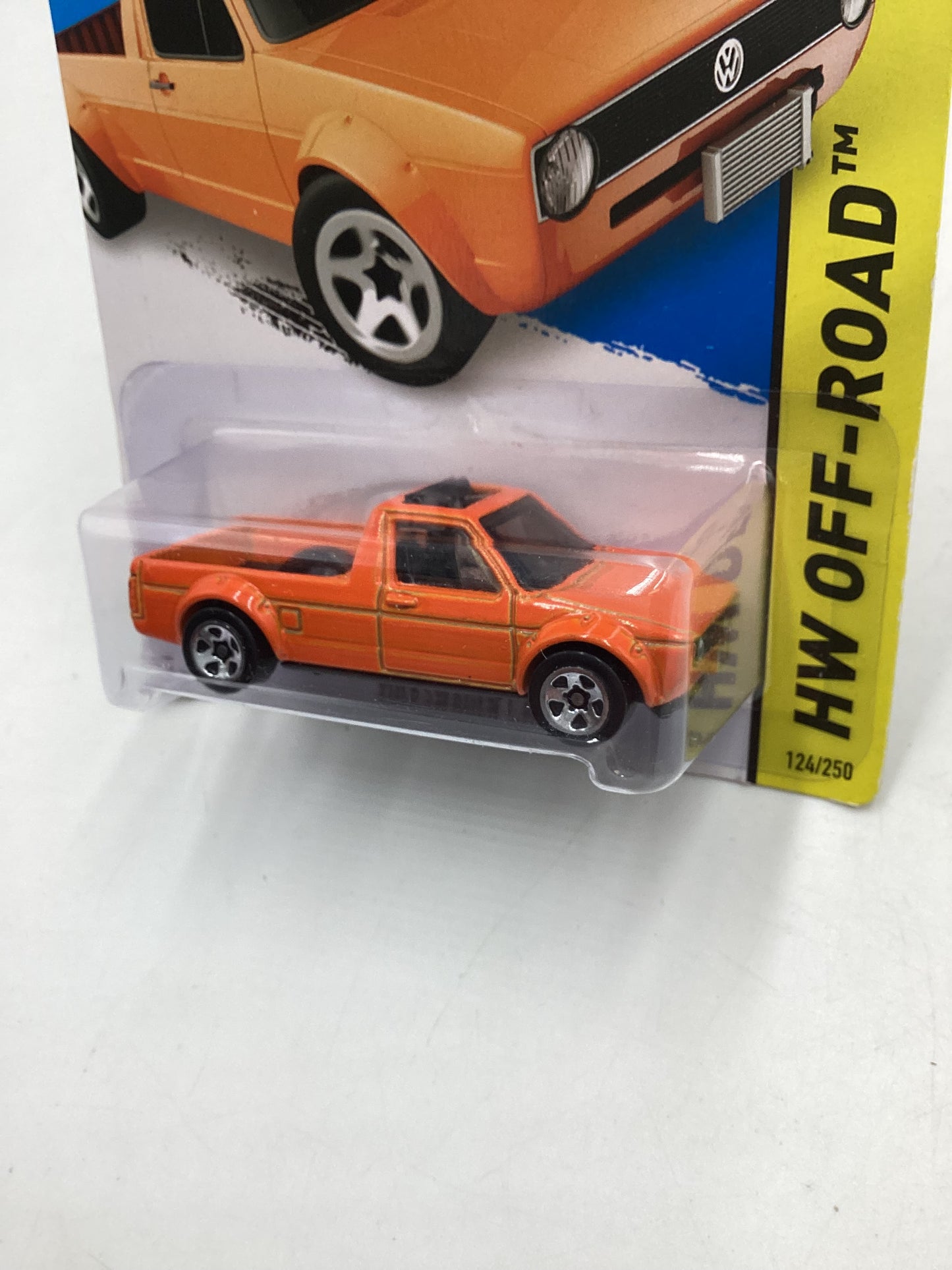 2015 Hot Wheels Off Road #124 Volkswagen Caddy Orange 95E