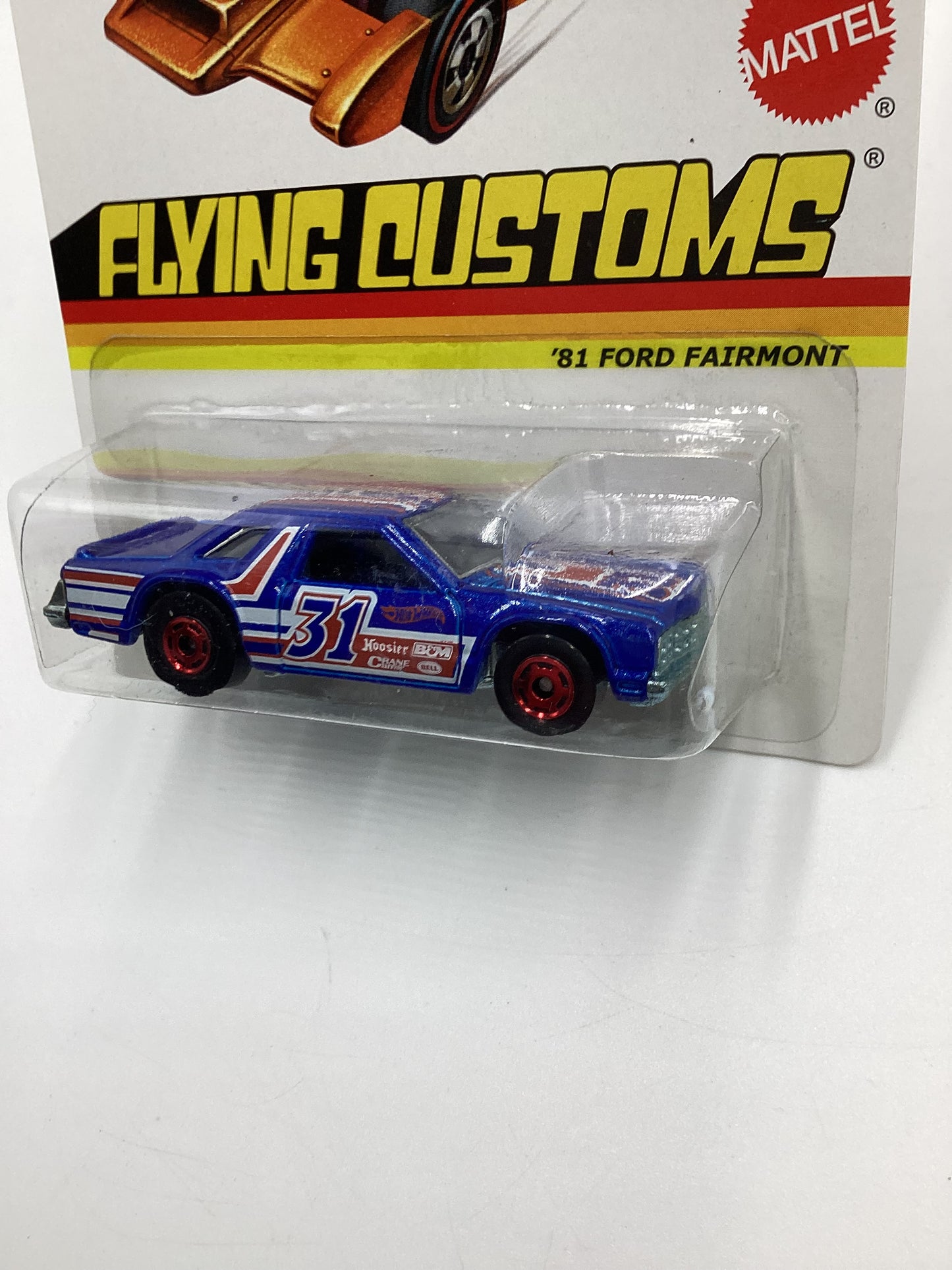 Hot Wheels Flying Customs 81 Ford Fairmont Blue with protector