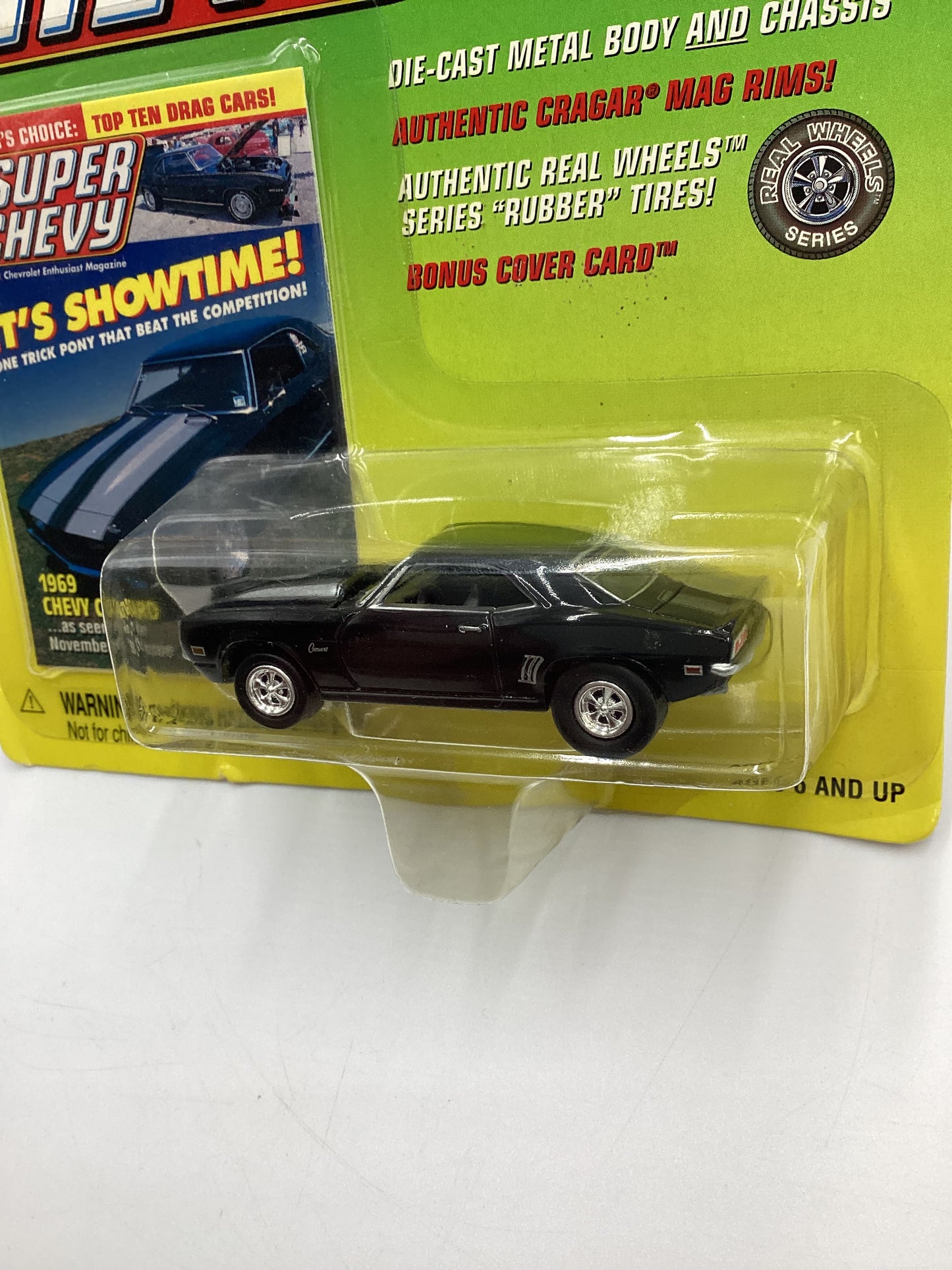 Johnny Lightning Super Chevy 1969 Chevy Camaro Black 218C