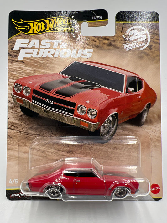 2026 Hot Wheels Fast & Furious 25th Anniversary #4 1970 Chevrolet Chevelle SS Red