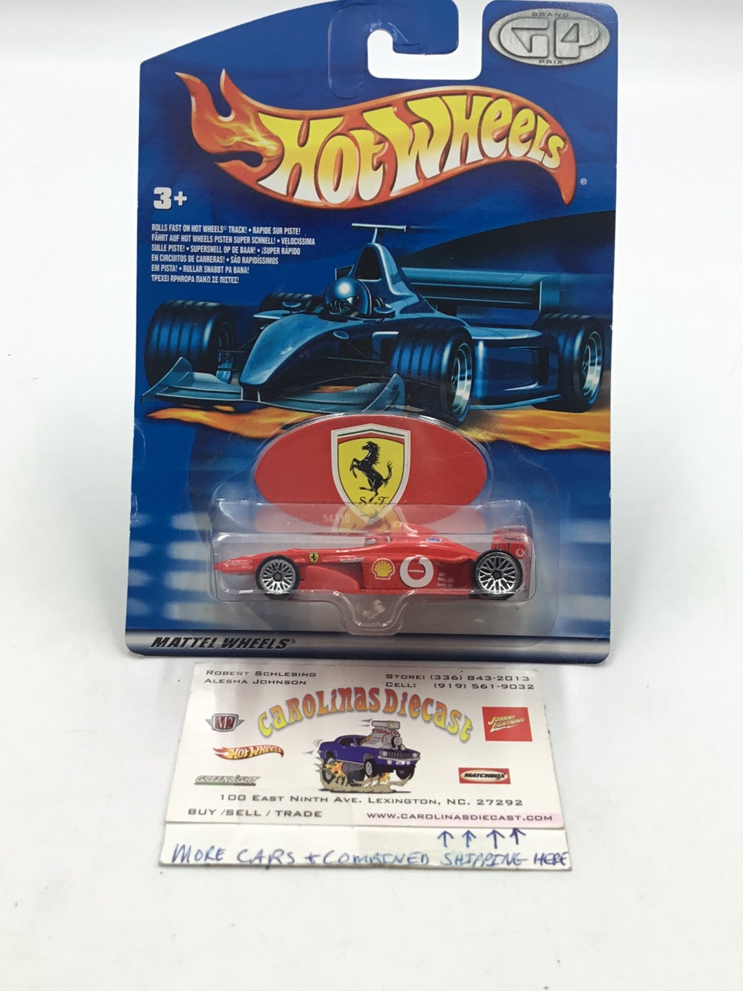 hot wheels Ferrari Grand Prix Formula 1 with driver & protector