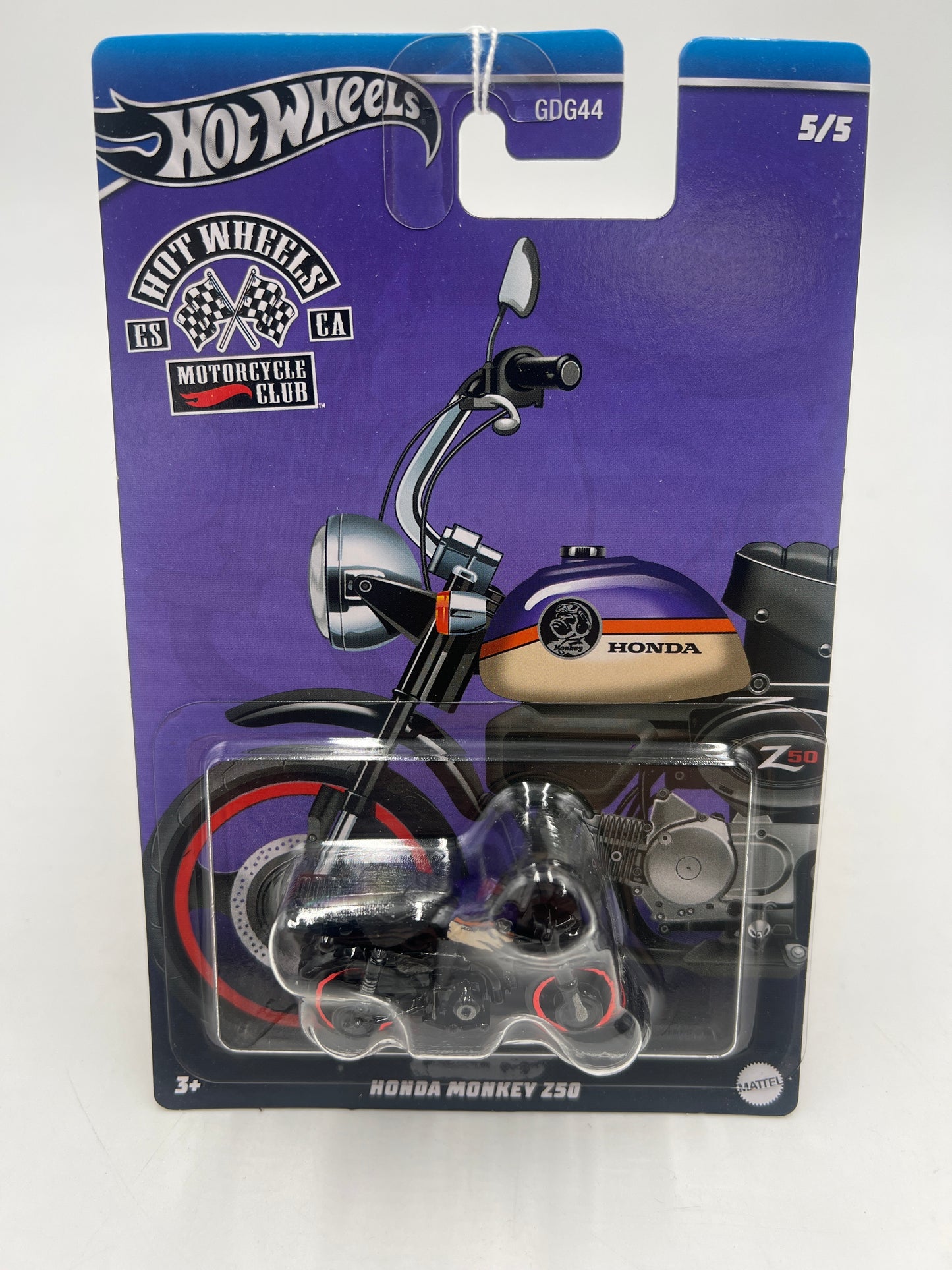 2024 Hot Wheels Themed Auto Motorcycle Club #5 Honda Monkey Z50 159E