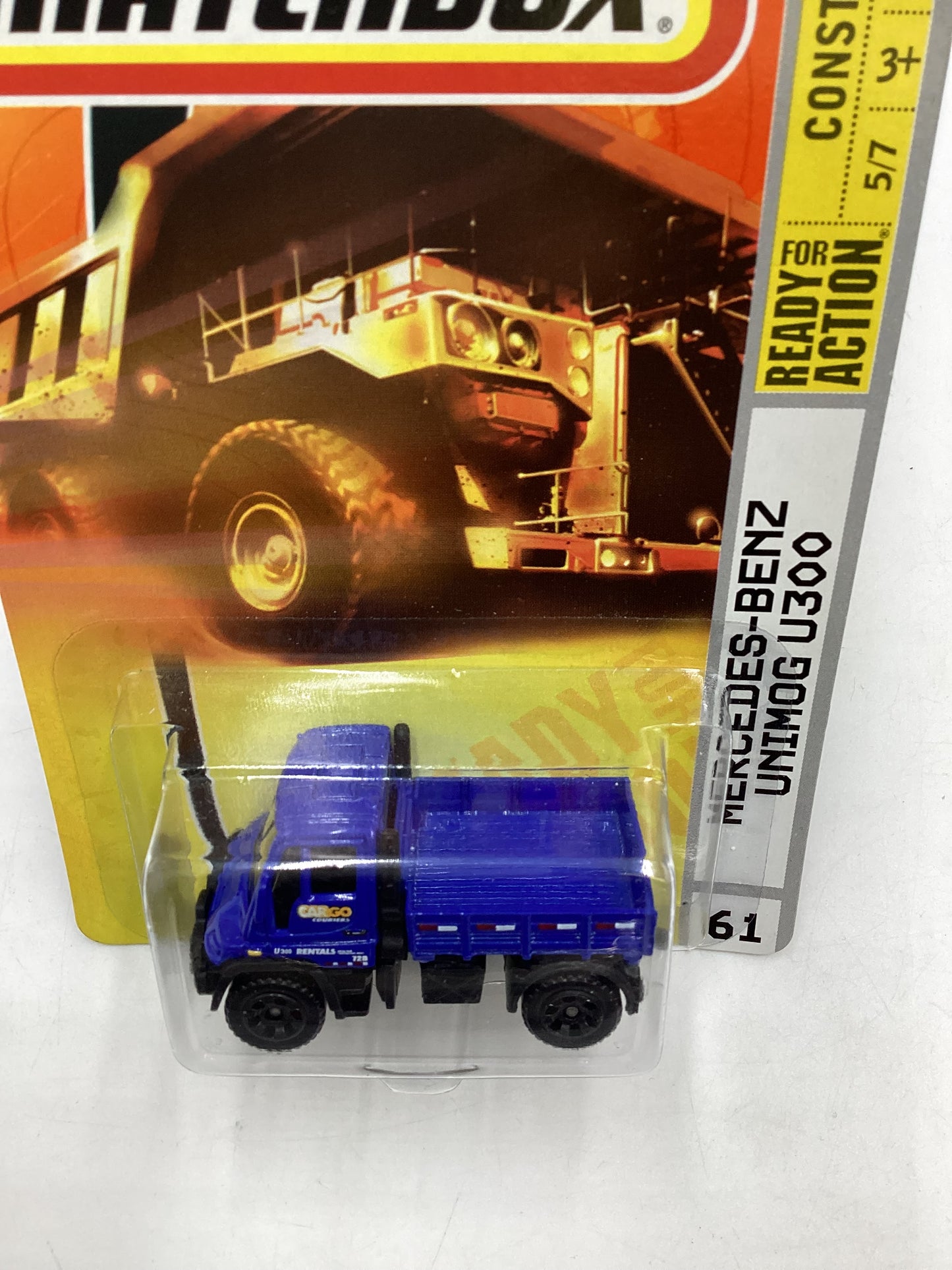 Matchbox #61 Construction Mercedes-Benz Unimog U300 206B