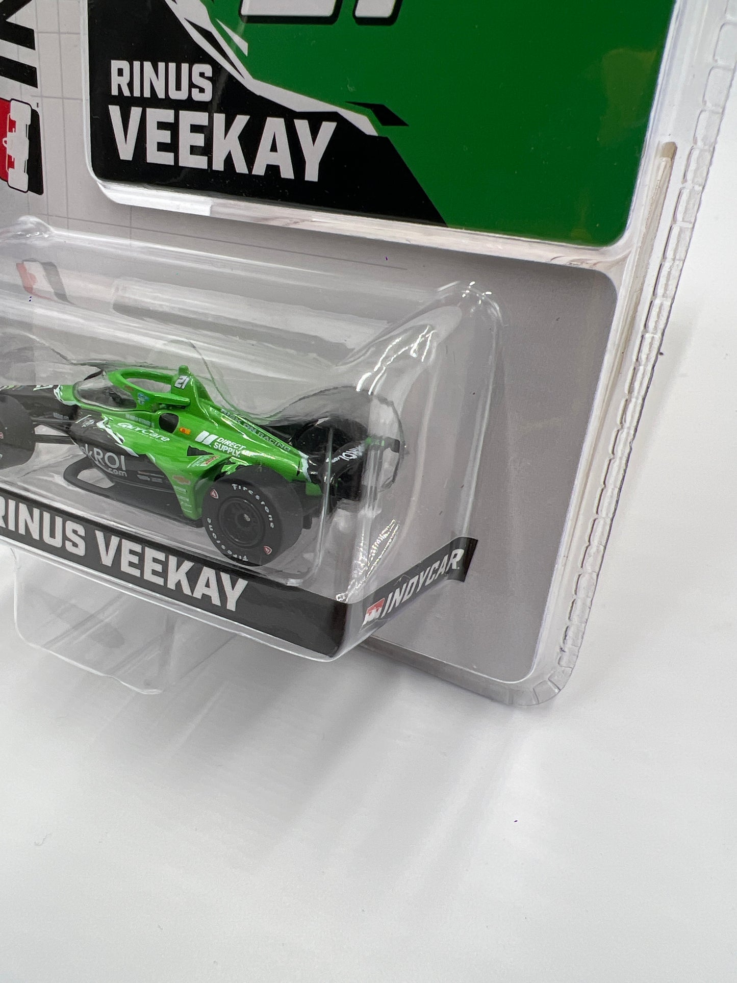 Greenlight NTT Indycar Series #21 Rinus Veekay F1 Car Green 177B