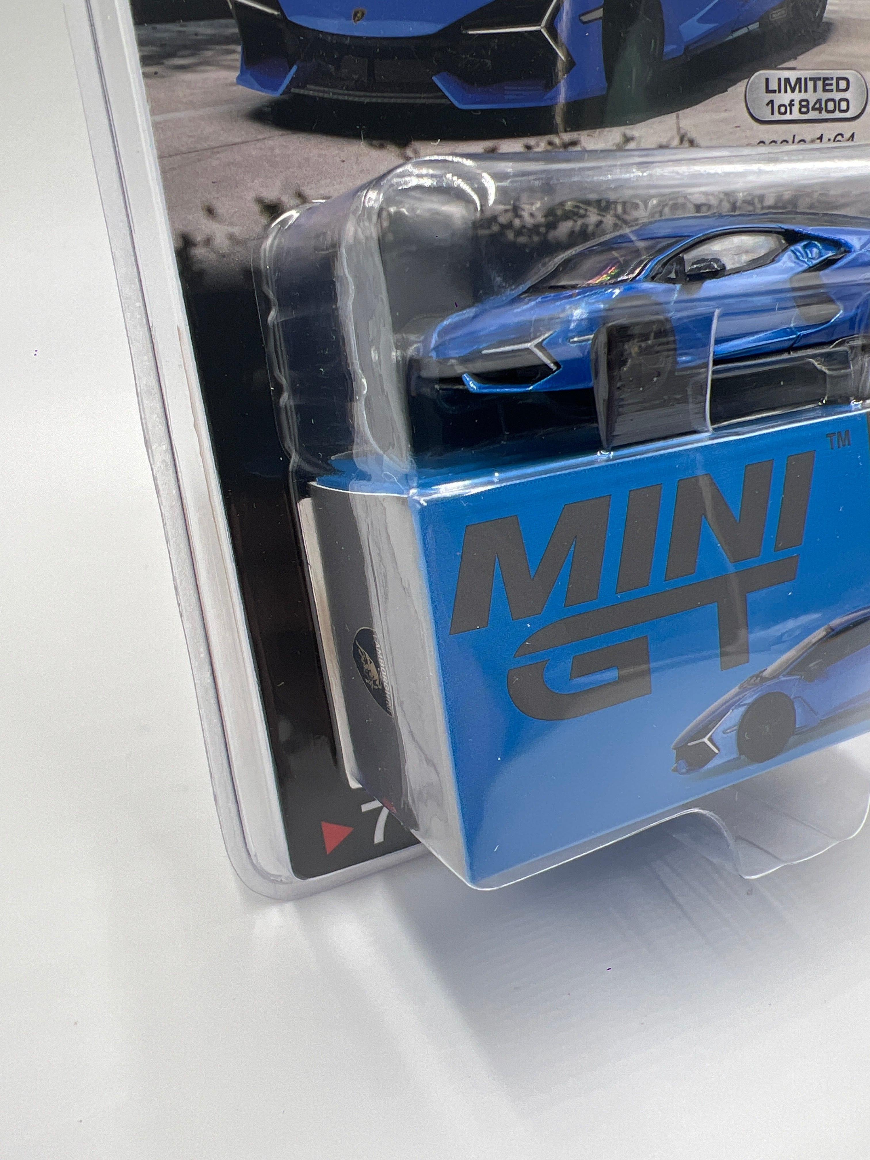 Mini GT Mijo Exclusives #748 Lamborghini Revuelto Blue