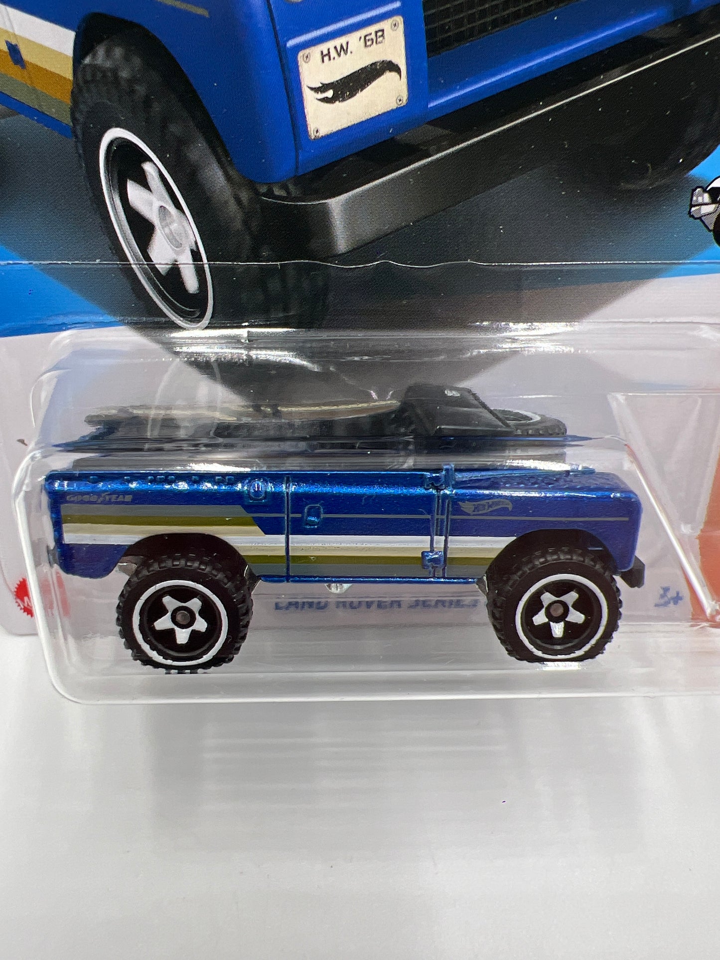 2024 Hot Wheels Hot Trucks #92 Land Rover Series II Blue 62C
