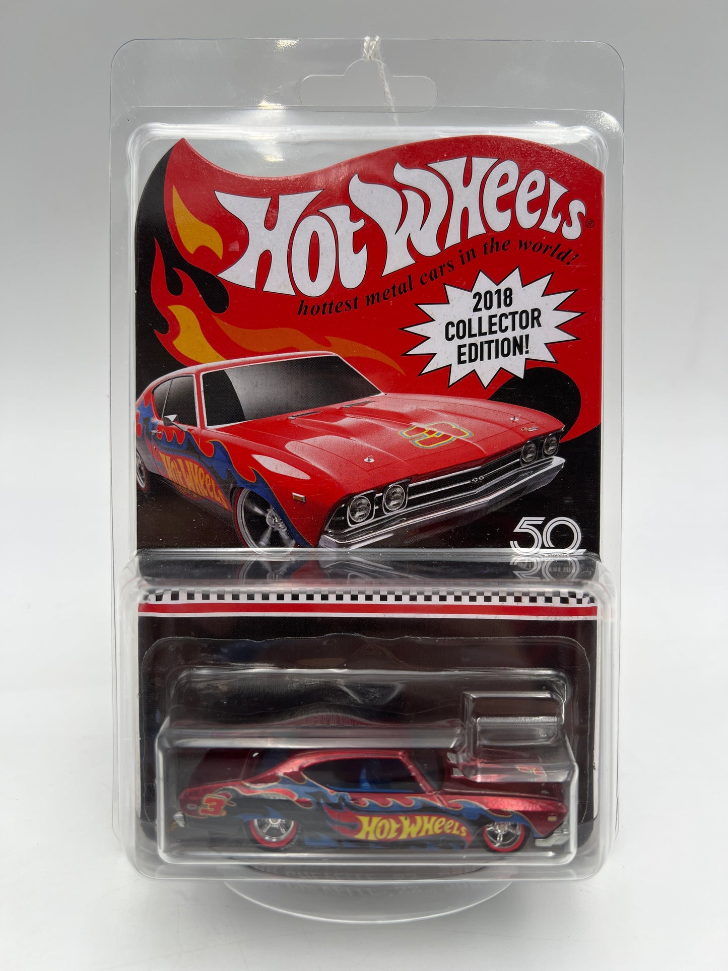 2018 Hot Wheels RLC Mail In #3 69 Chevelle SS 396 Red W/Protector