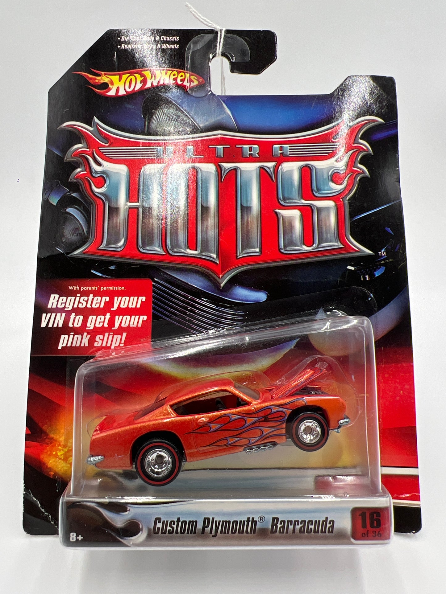Hot Wheels Premium Ultra Hots #16 Custom Plymouth Barracuda Orange 244H
