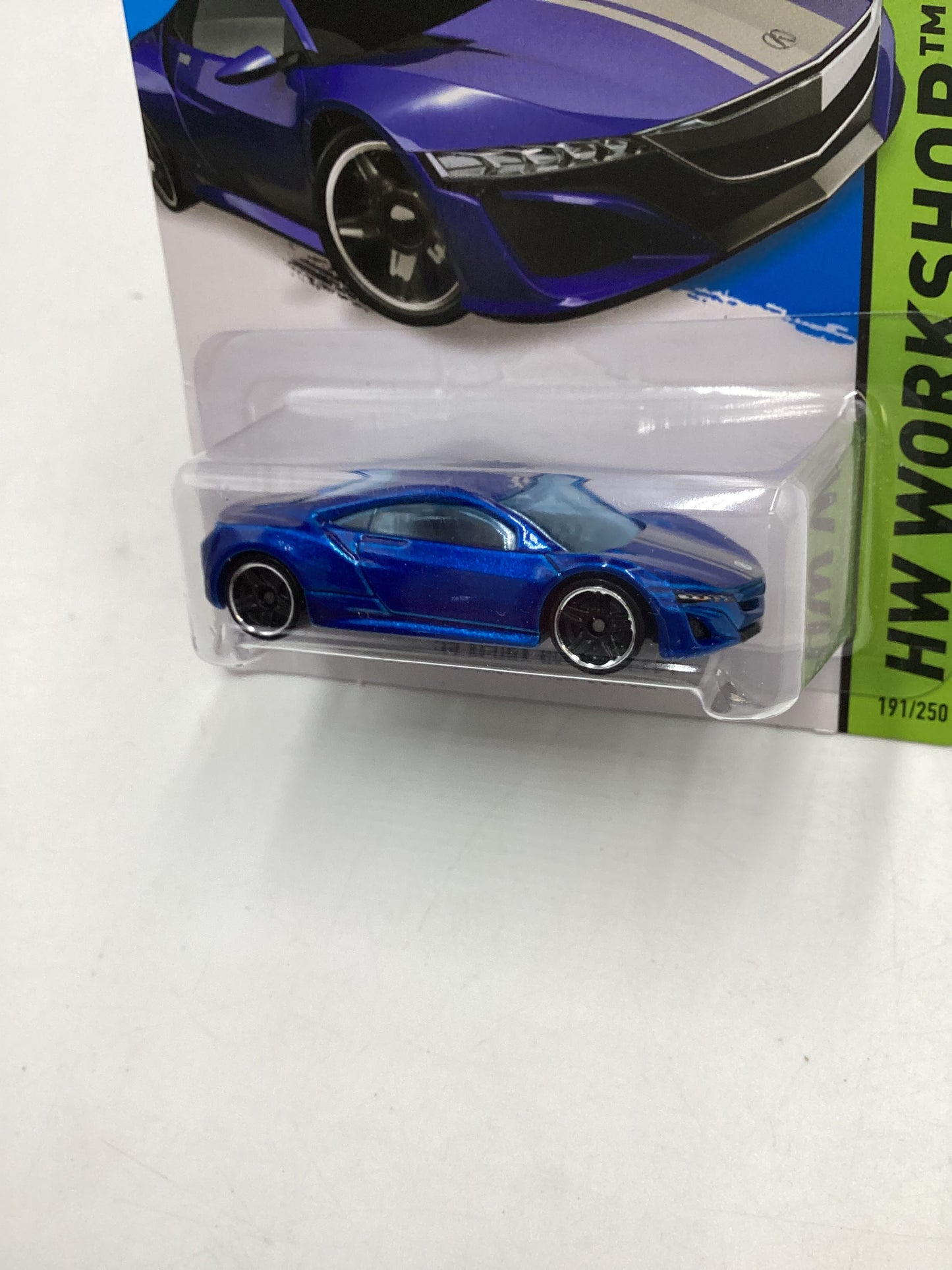 2015 Hot wheels Workshop #191 12 Acura NSX Concept Blue 108C