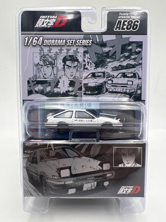 Hobby Japan JDM64 Initial D Toyota Sprinter Trueno W/Trading Cards 235A