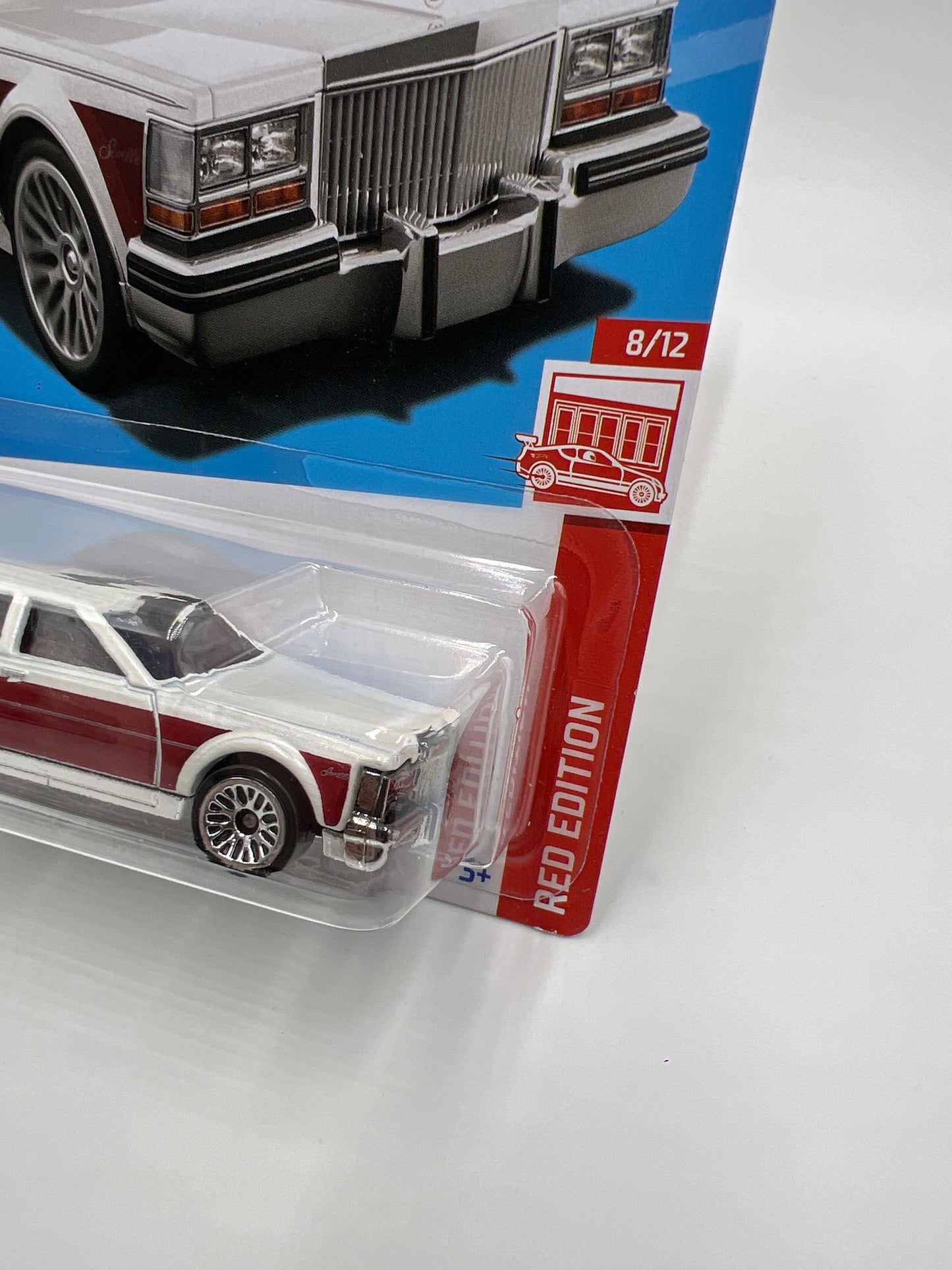2023 Hot Wheels Target Exclusive Red Edition #75 82 Cadillac Seville White/Red
