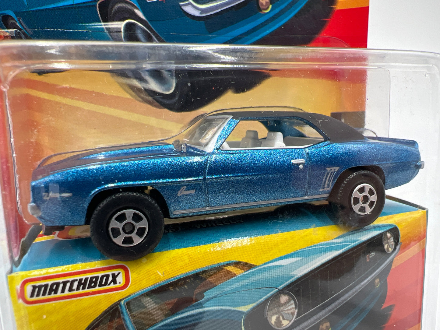 Matchbox Superfast #7 1969 Chevrolet Camaro Z/28 Blue 174E
