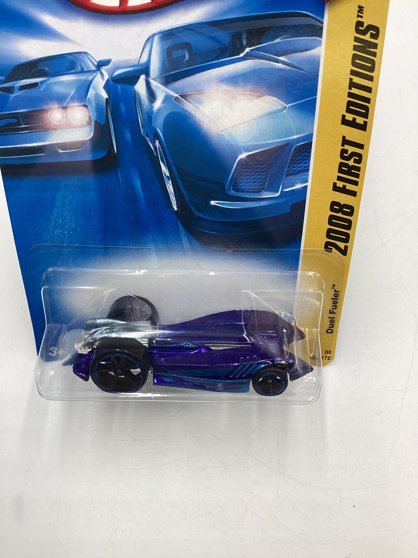 2008 Hot Wheels New Models #24 Duel Fueler Blue BB6