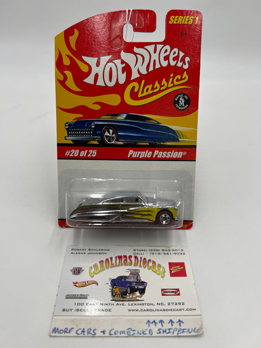 Hot Wheels Classics Series 1 #20 Purple Passion Chrome