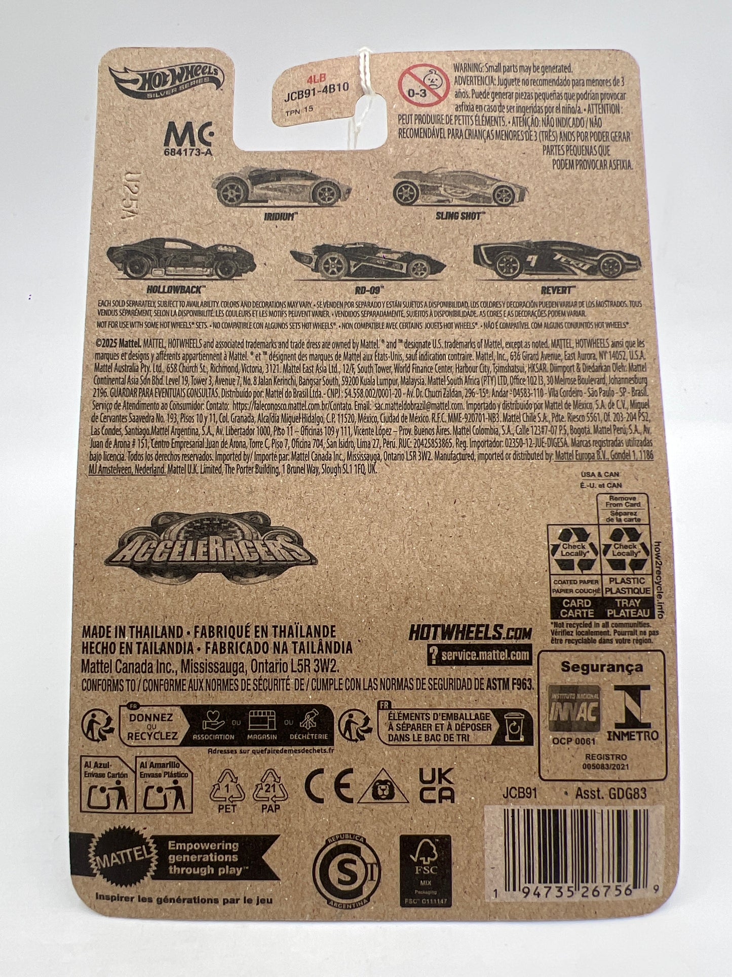 2025 Hot Wheels Silver Series Acceleracers #4 RD-09 150G