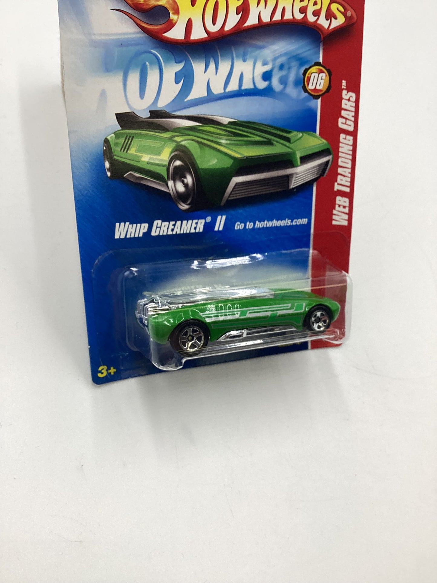 2008 Hot Wheels Web Trading Cars #82 Whip Creamer II Green AA3