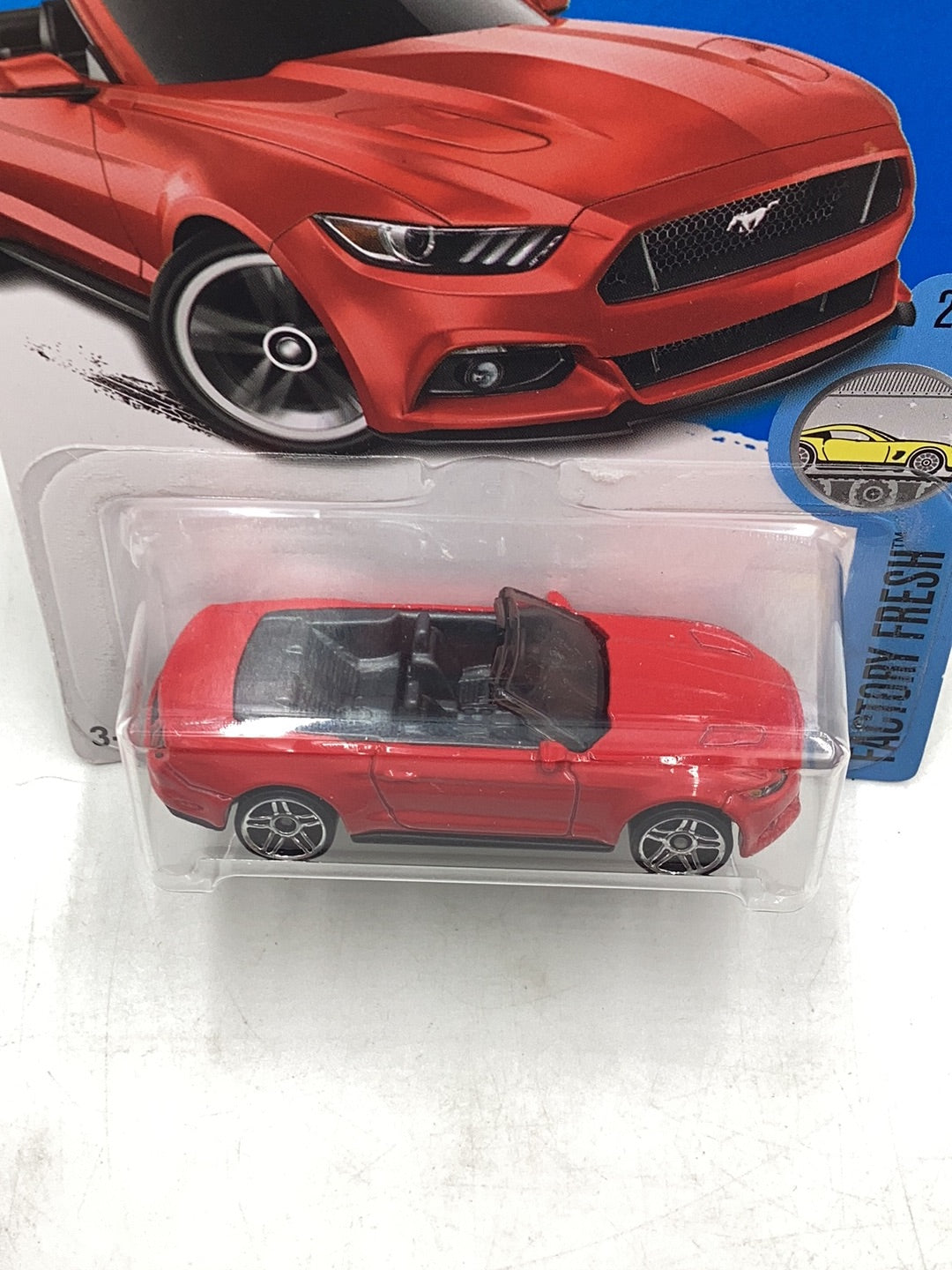 2017 Hot Wheels #7 2015 Ford Mustang GT Convertible 30C