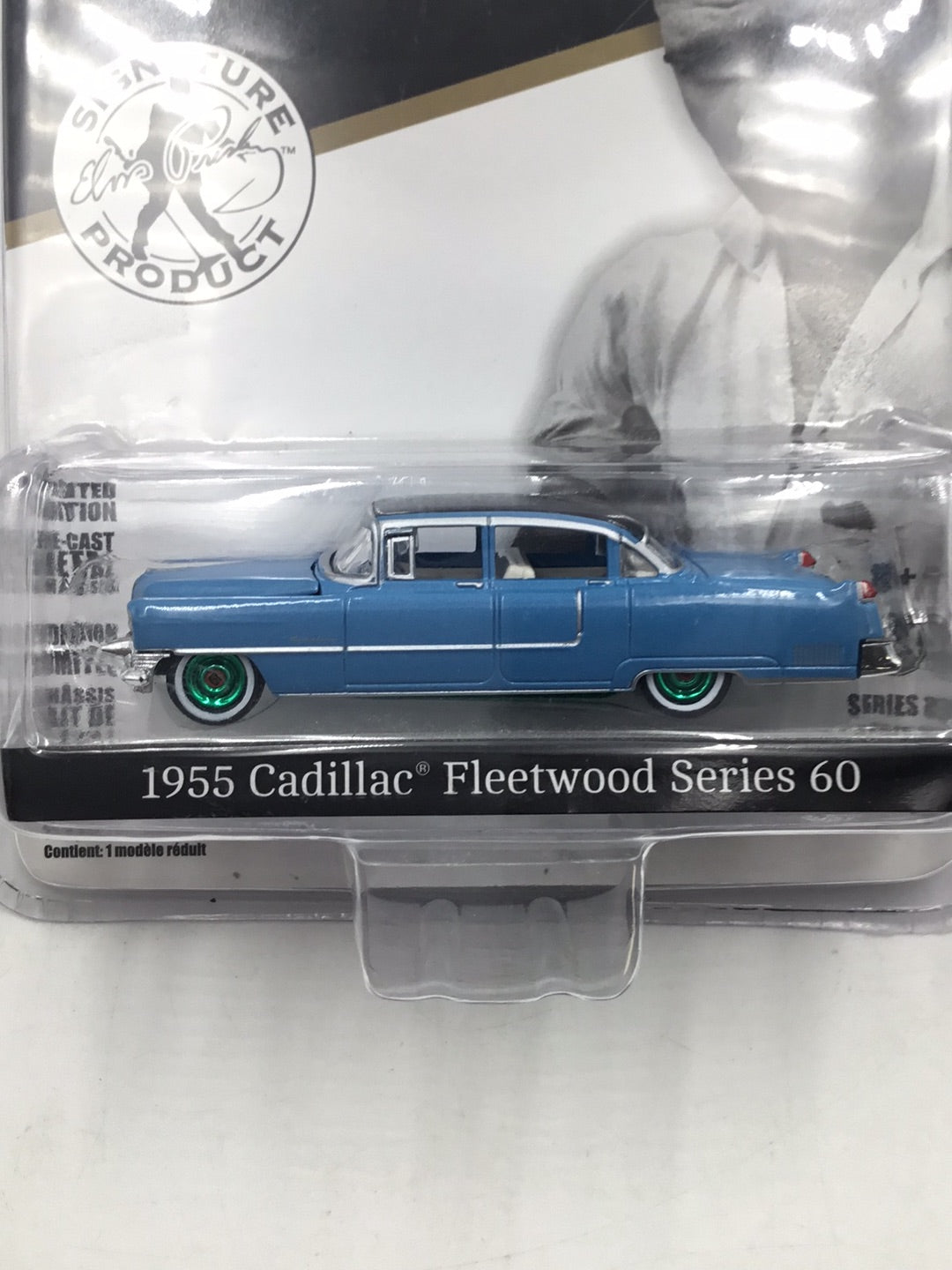 Greenlight Hollywood Elvis 1955 Cadillac Fleetwood Series 60 green machine CHASE