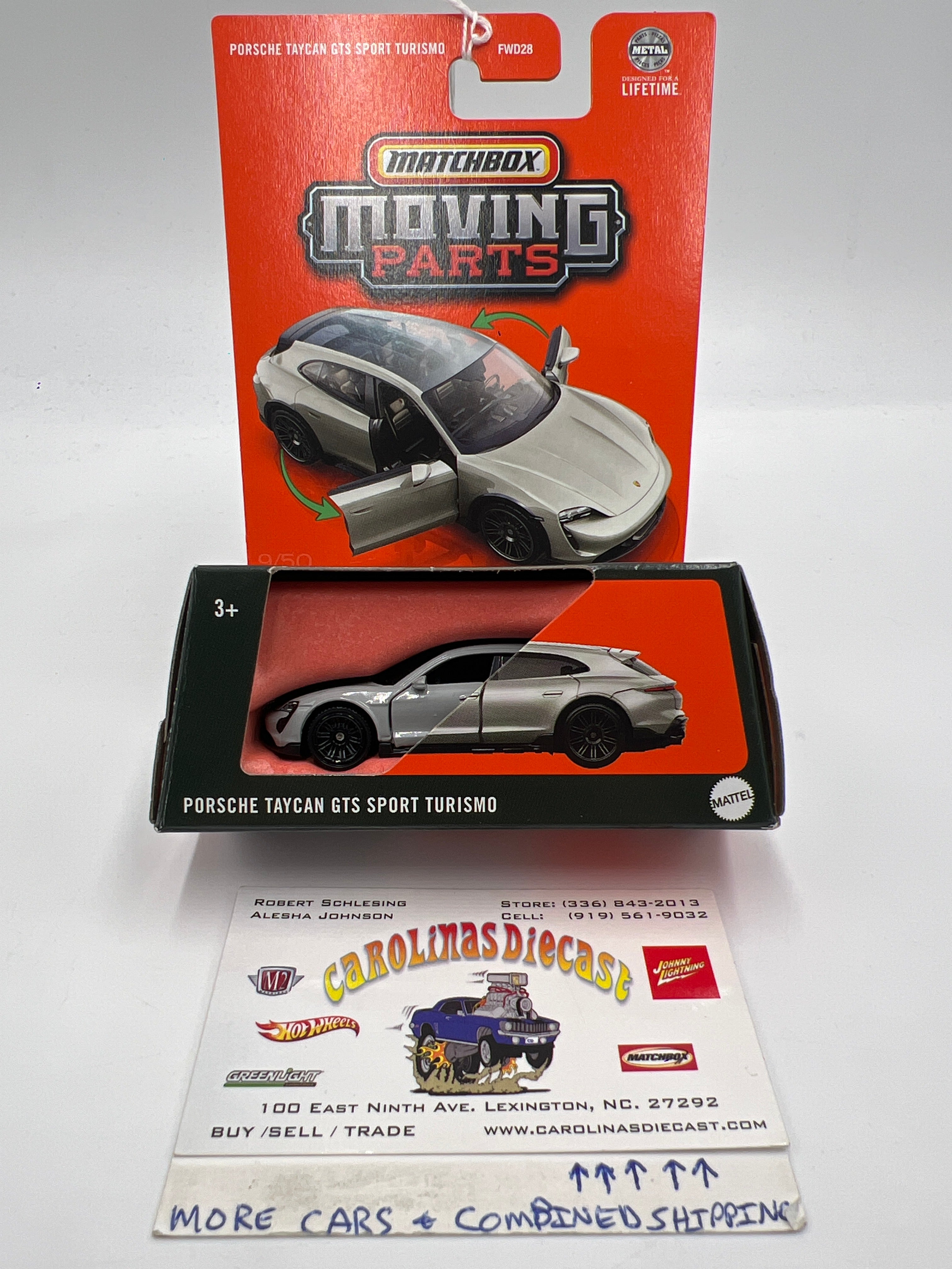 2025 Matchbox Moving Parts #9 Porsche Taycan GTS Sport Turismo