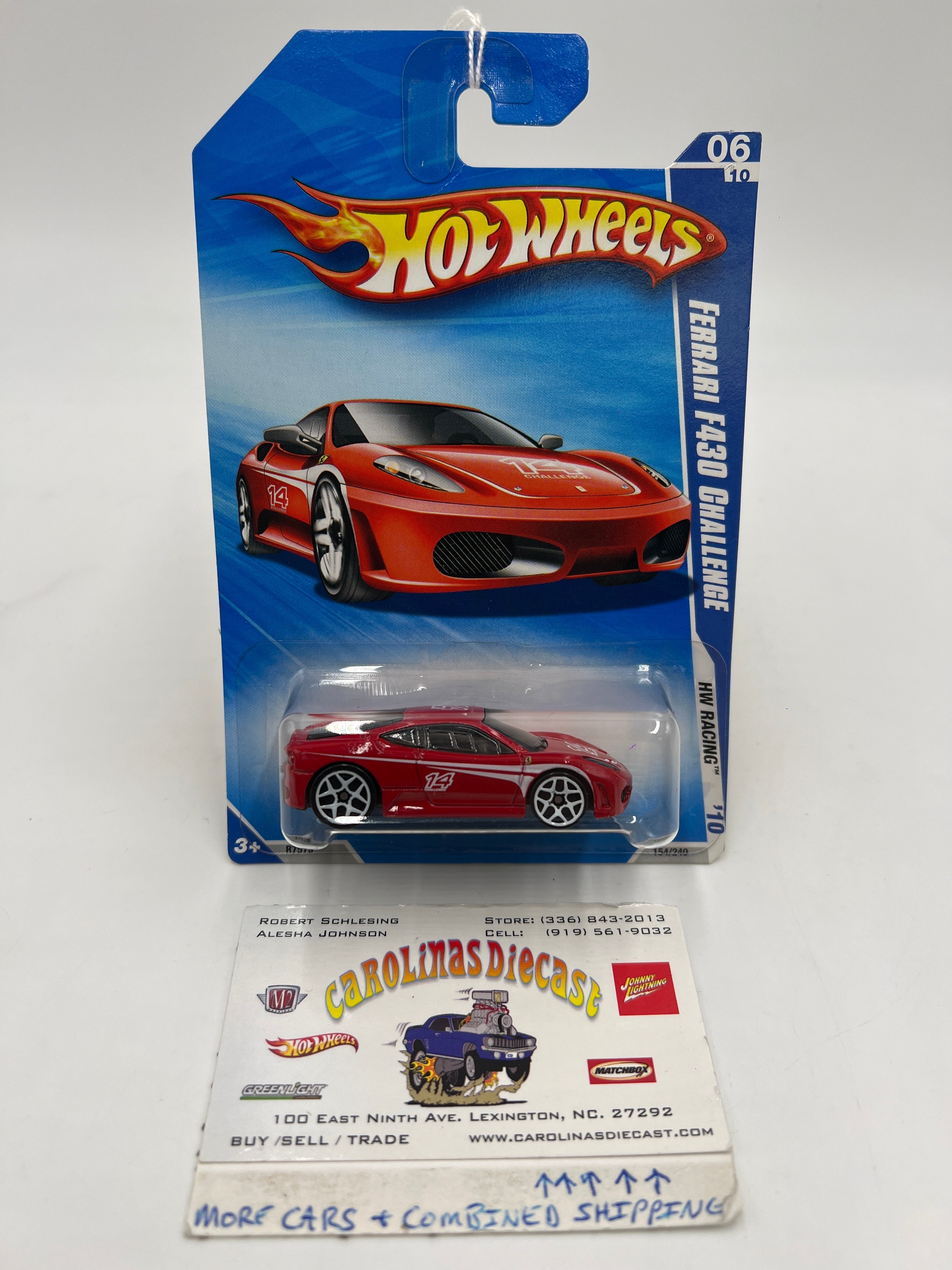 2010 Hot Wheels #154 Ferrari F430 Challenge Red – carolinasdiecast