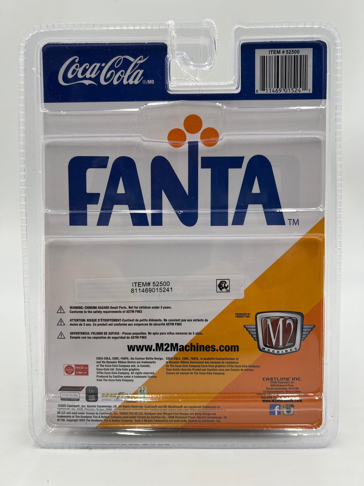 M2 Machines Coca Cola Fanta CHASE 1971 Dodge Challenger Funny Car A35