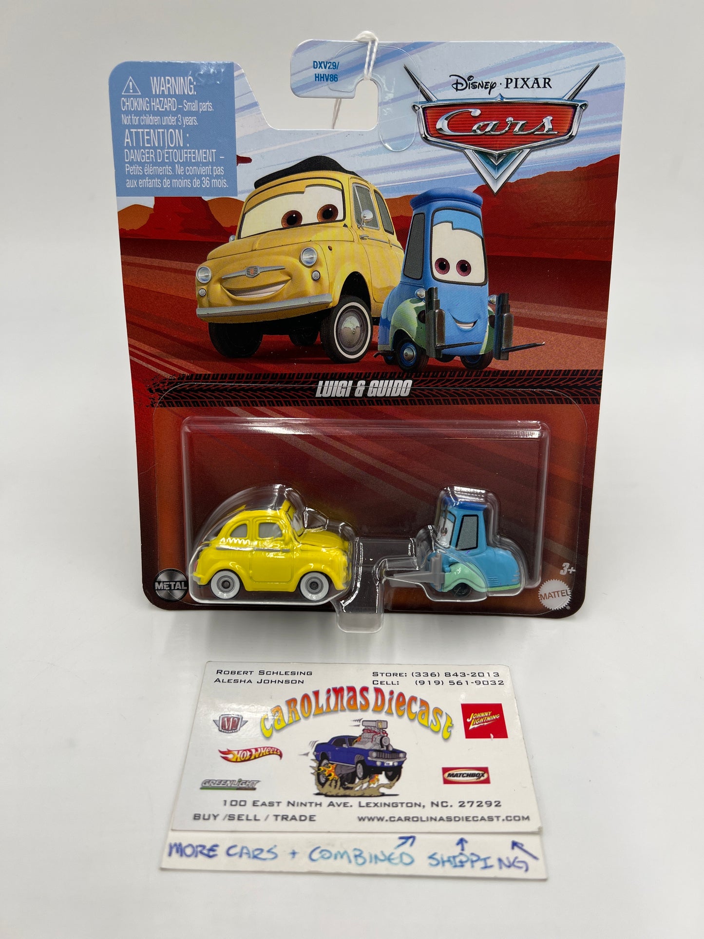 Disney Pixar Cars 2 Pack Luigi & Guido 137A