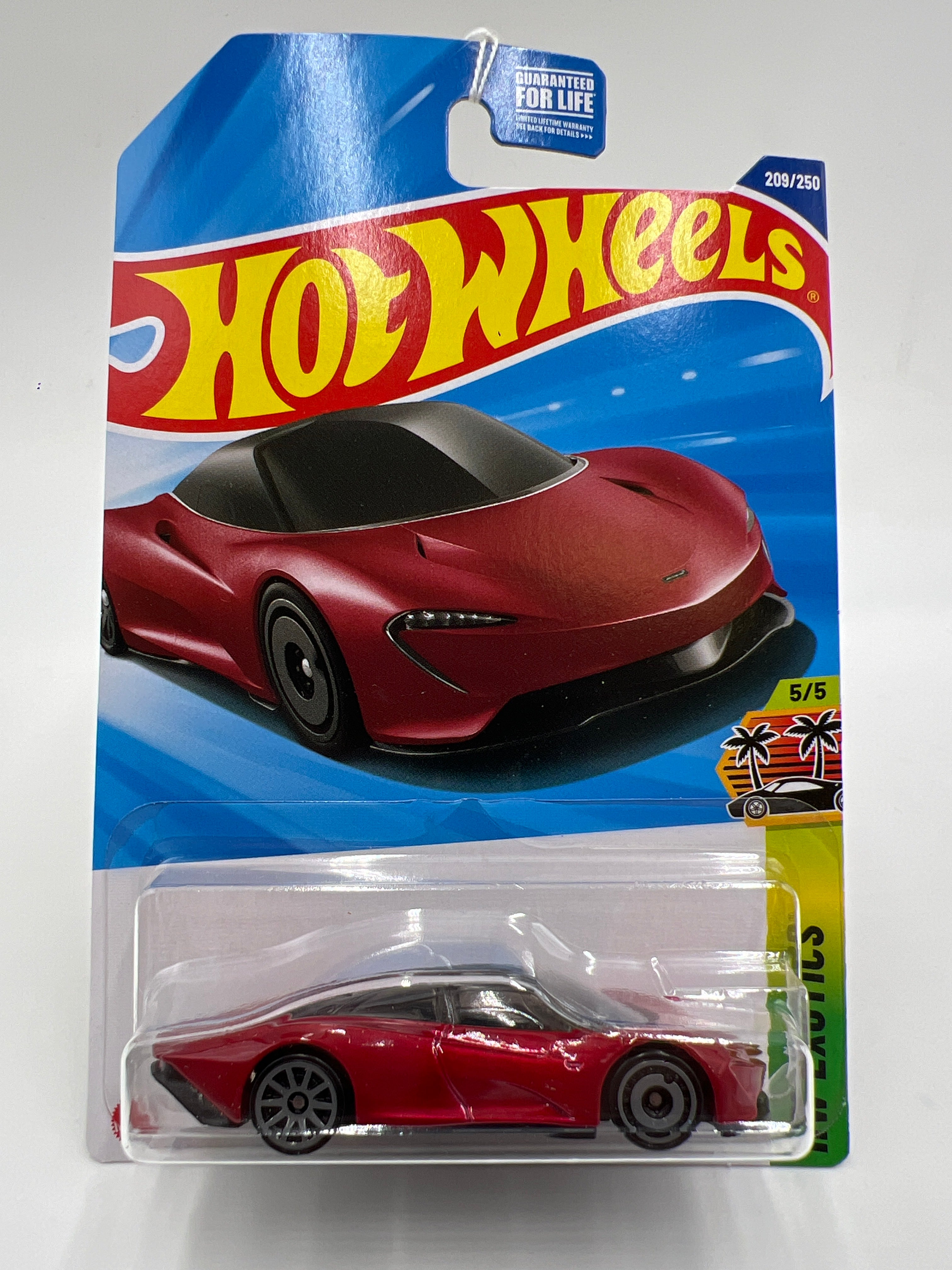 2025 Hot Wheels L Case Exotics #209 McLaren Speedtail Red 104i