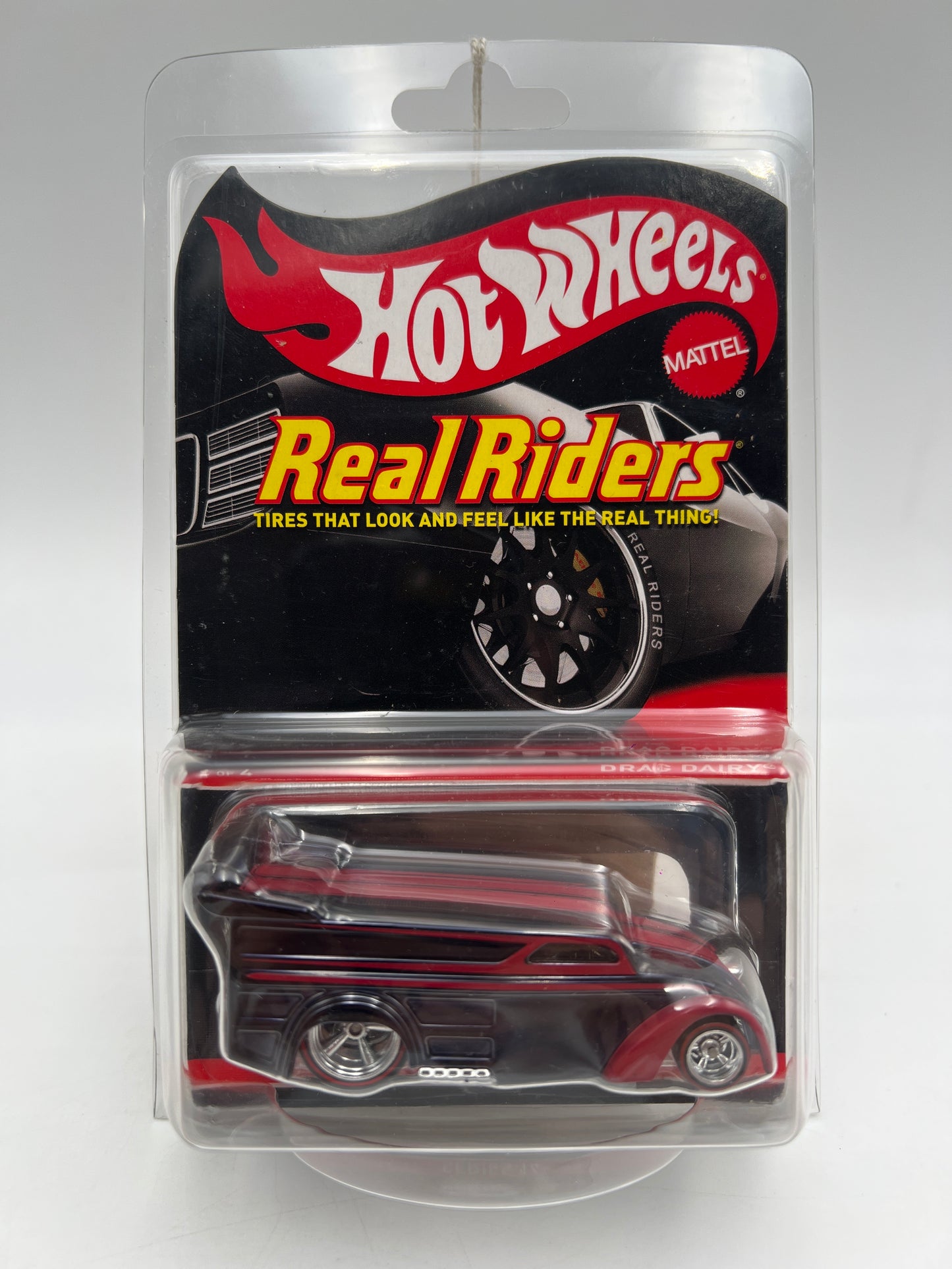 Hot Wheels RLC Real Riders Series 14 #2 4575/6000 Drag Dairy W/Protector
