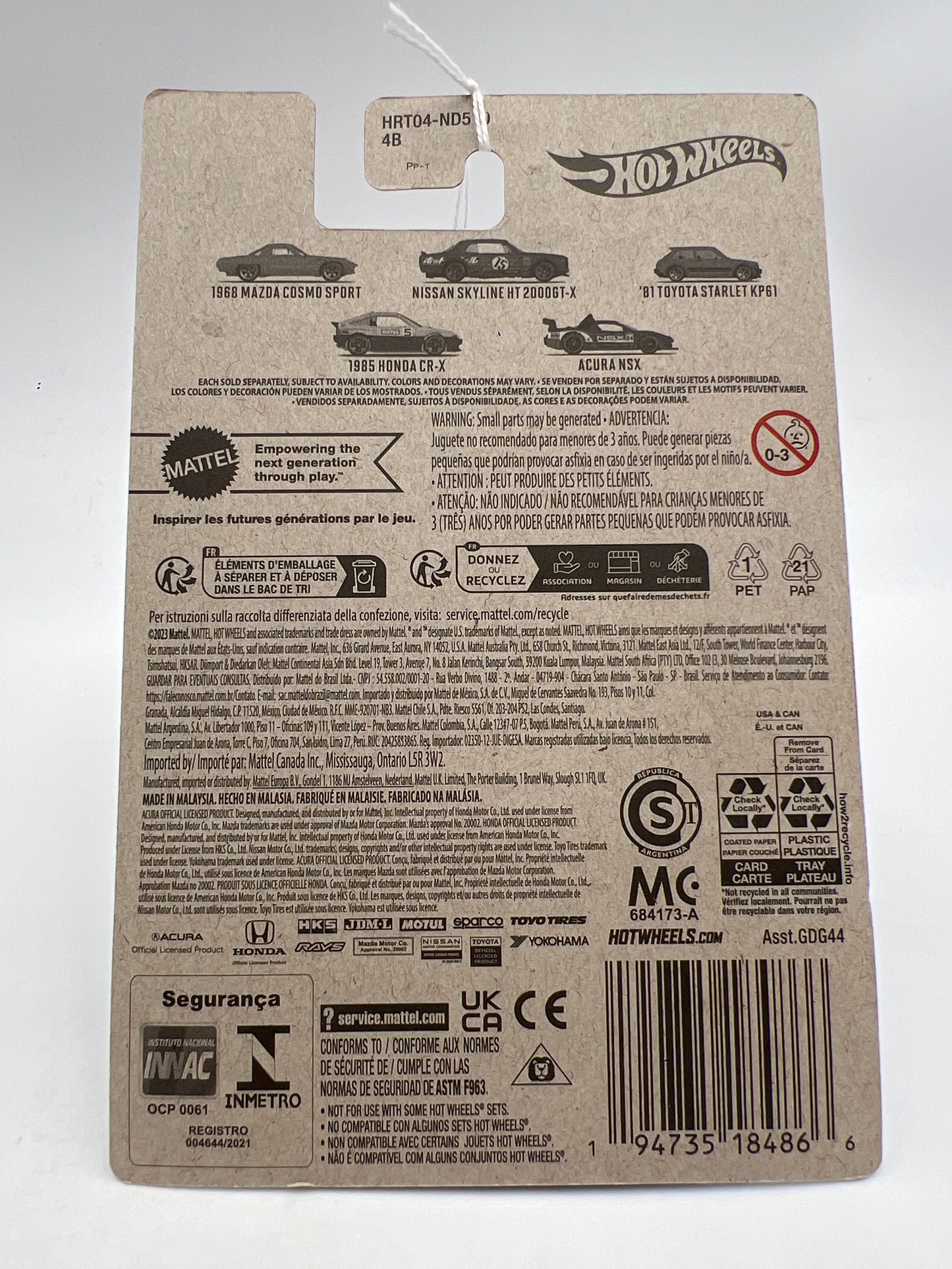 2024 Hot Wheels J-Imports #5 Acura NSX Blue