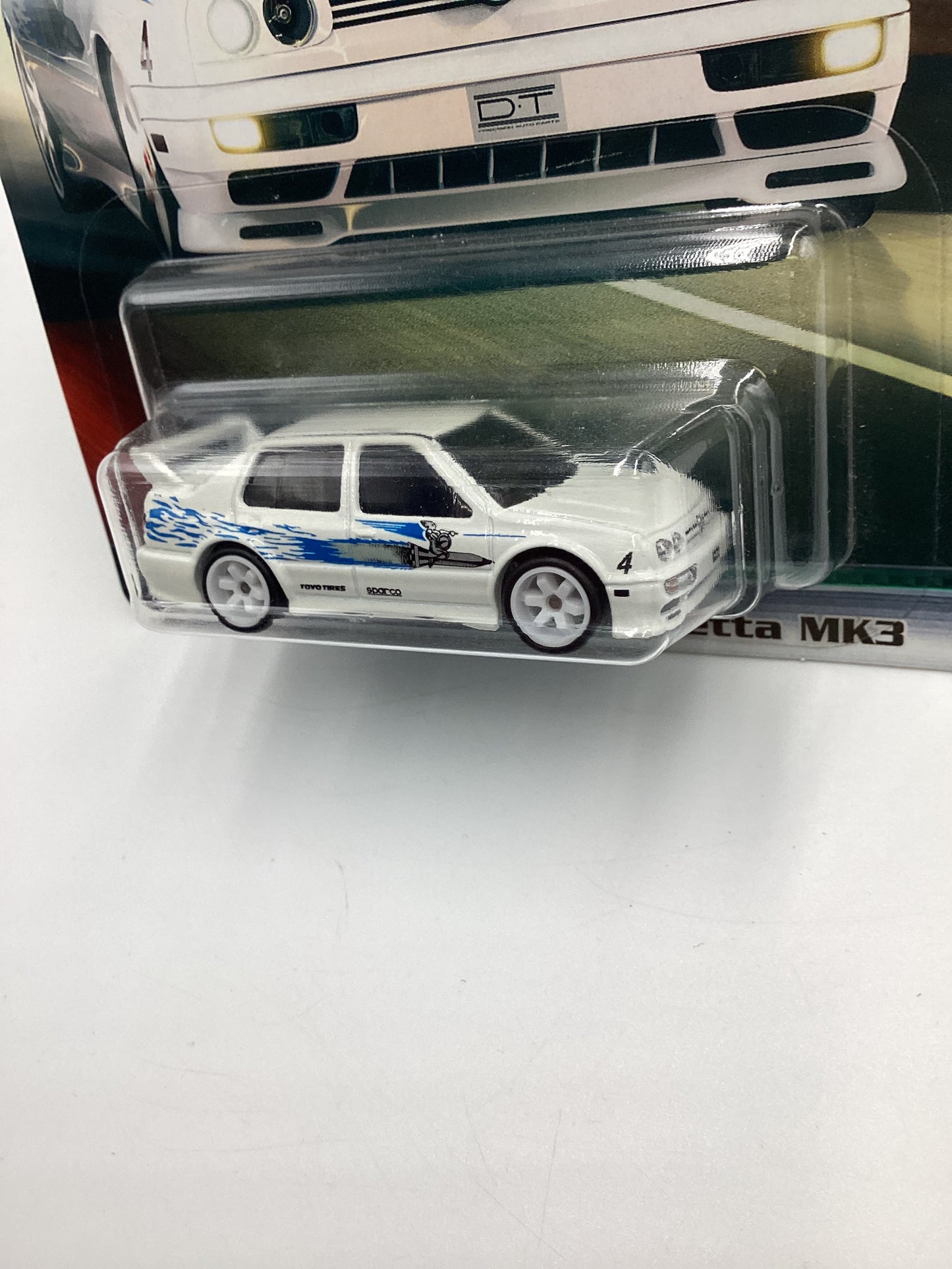 Hot Wheels Fast & Furious Original Fast #4 Volkswagen Jetta MK3 White W/Protector