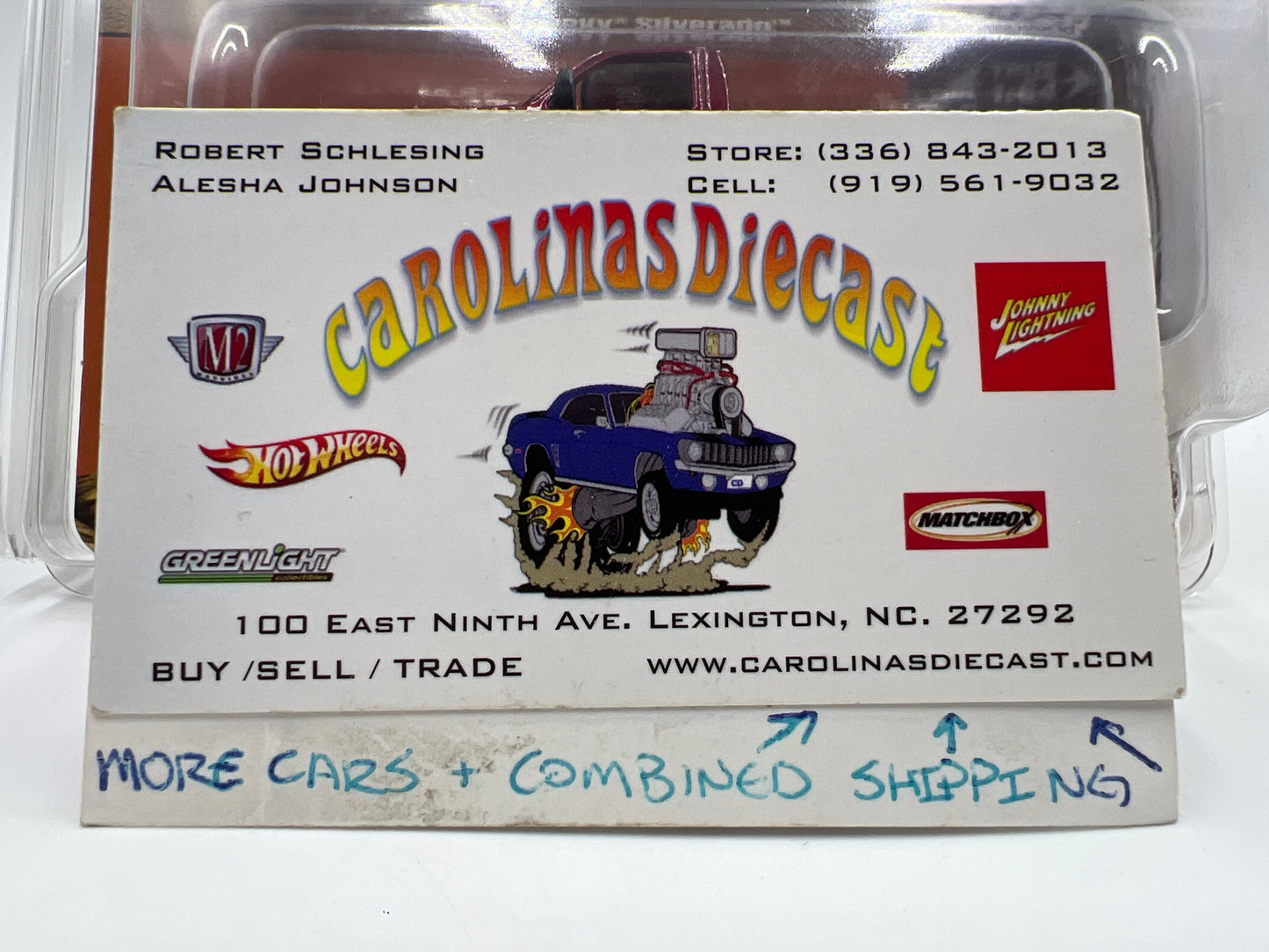 Auto World CHASE Big Country Collectibles PBR #1 2003 Chevy Silverado Cateye Ultra Red W/Protector