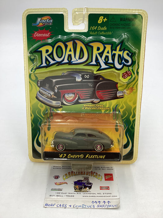 Jada Diecast Road Rats 47 Fleetline Primer Gray 212F