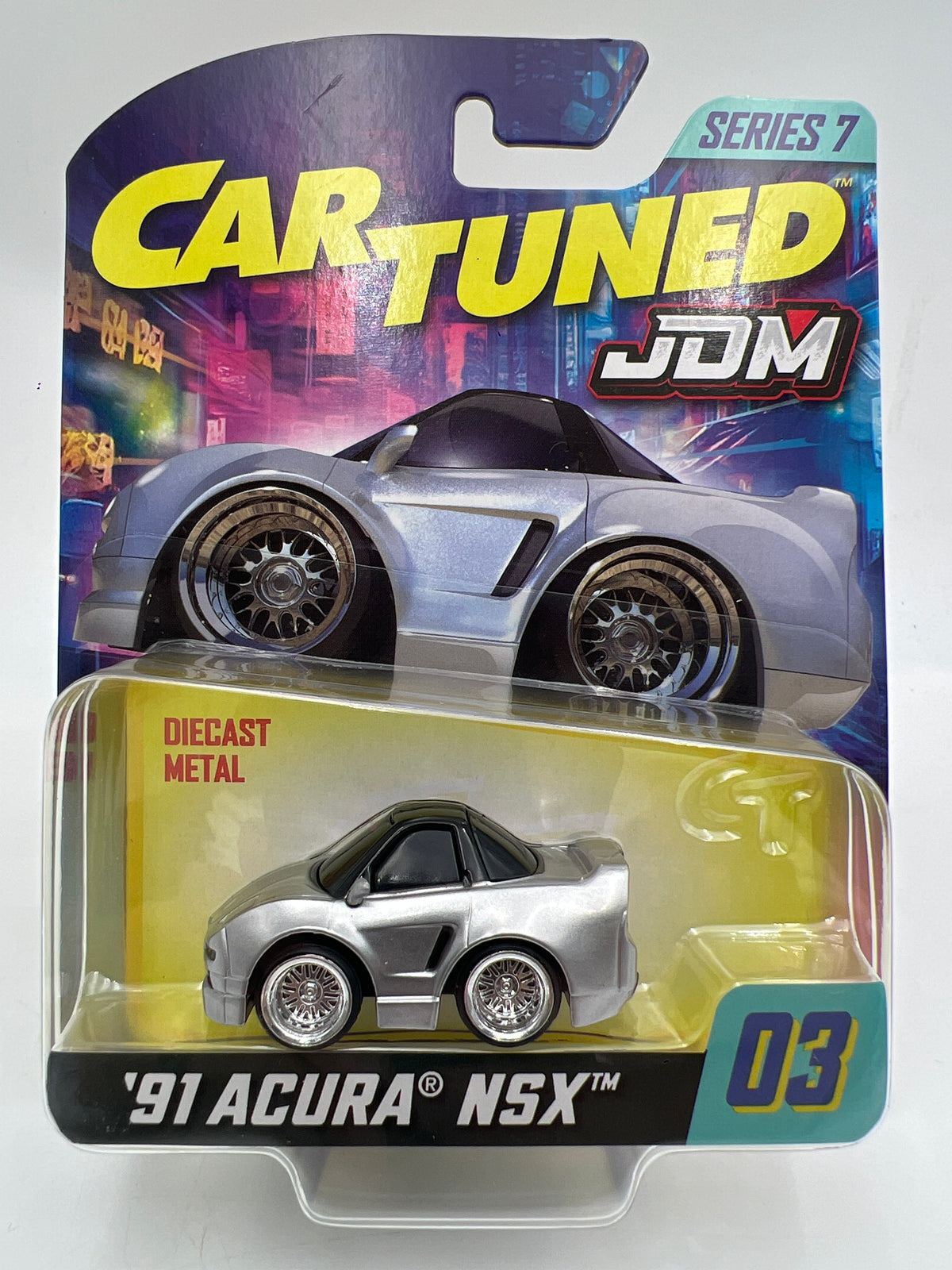 MGA Car Tuned JDM Series 7 #3 91 Acura NSX Silver