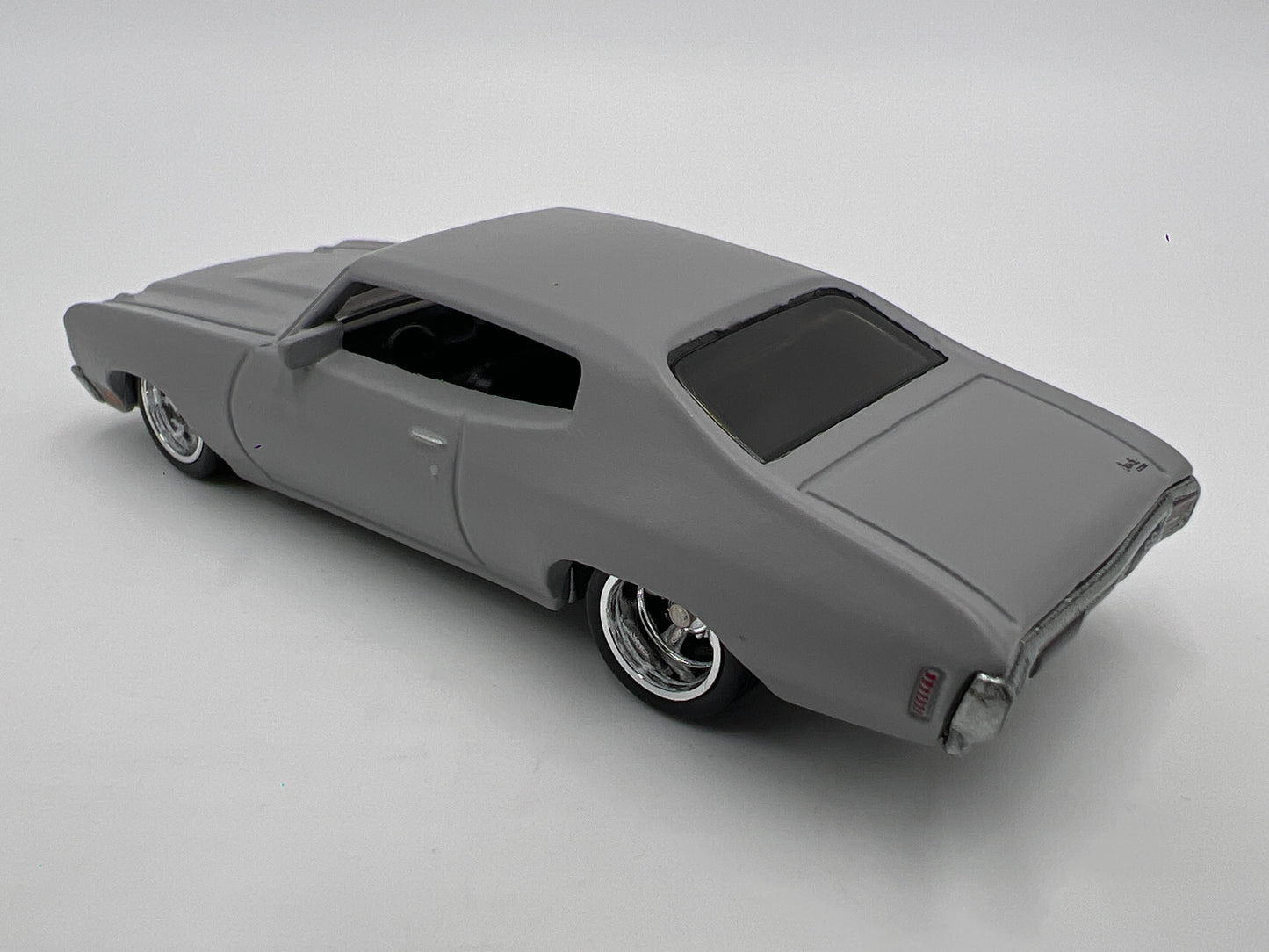 Hot Wheels 1/64 Premium Fast & Furious 1/4 Mile Muscle 1970 Chevrolet Chevelle SS Primer Gray Loose
