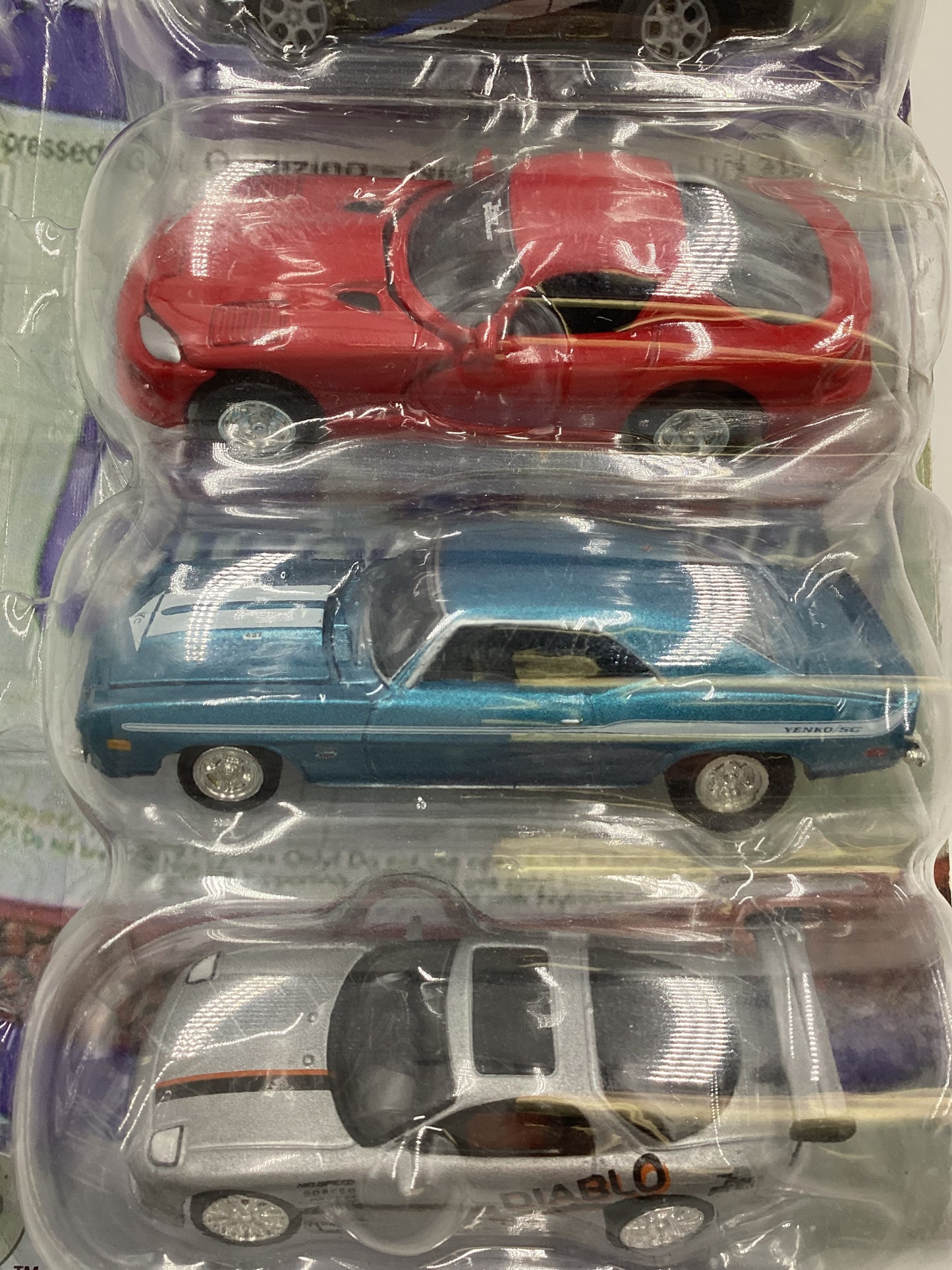 Racing Champions The Fast and Furious 5 Pack Charger/Civic/Viper/Camaro/RX-7