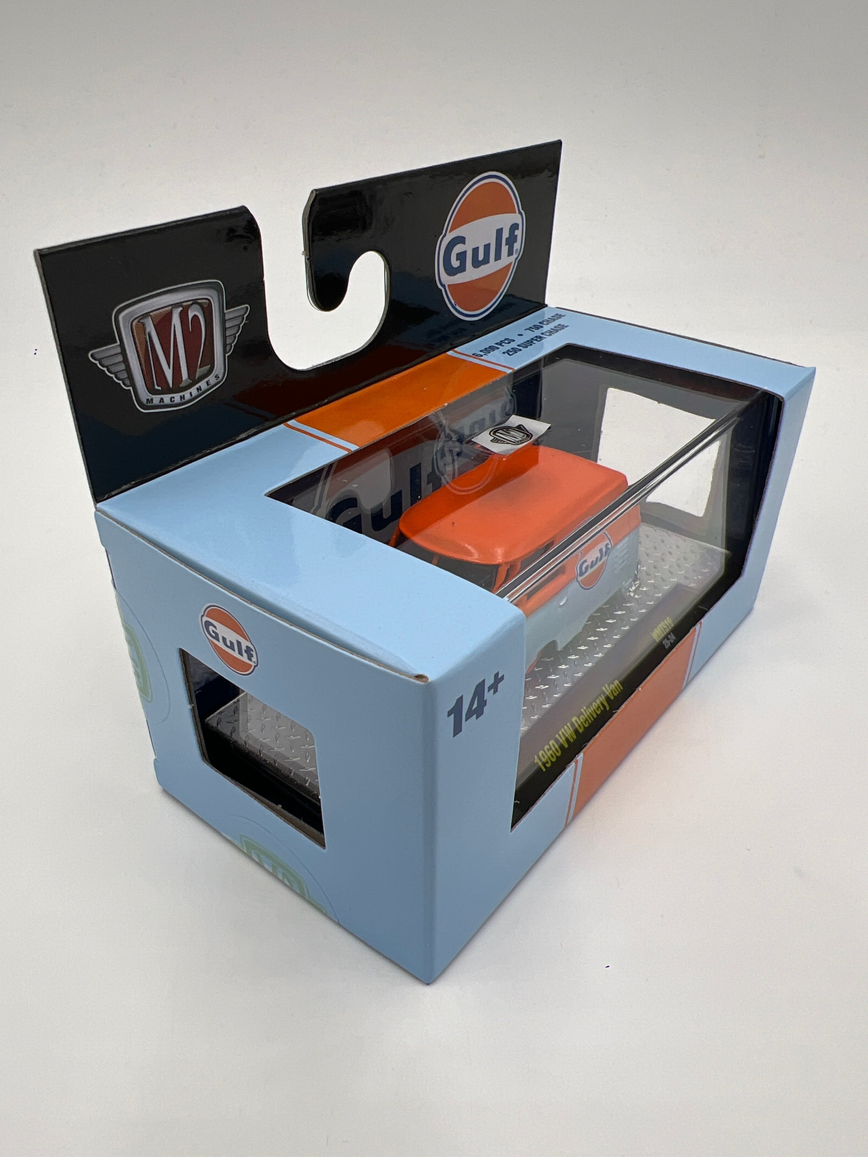 M2 ウォルマート限定　MWTS19 ガルフ・シリーズ・セット M2 Machines Walmart Exclusive Gulf Set 1960 VW Delivery Van Gulf